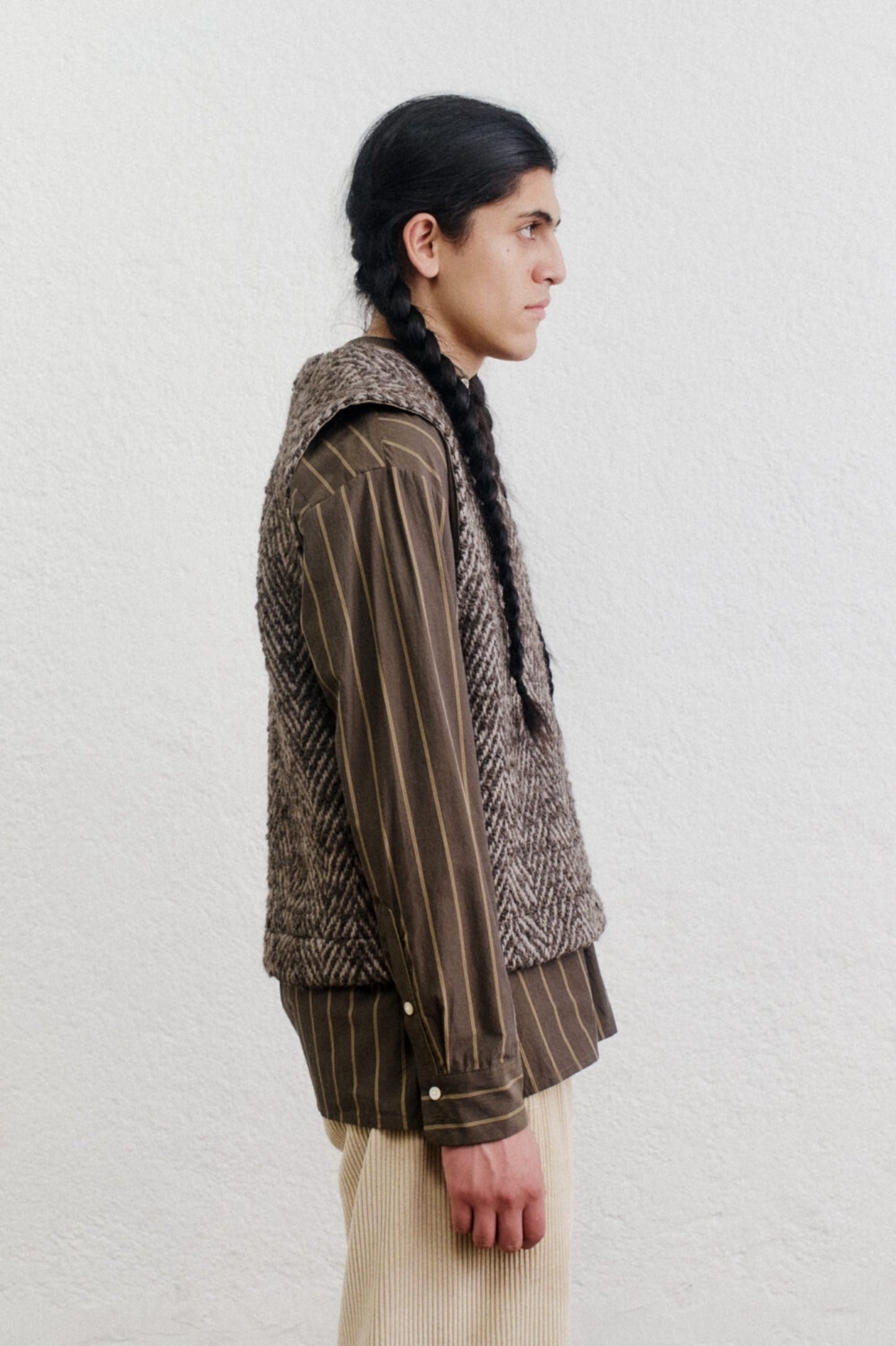 Gilet A Kind Of Guise - Ayavi Vest (Bold Brown Herringbone)