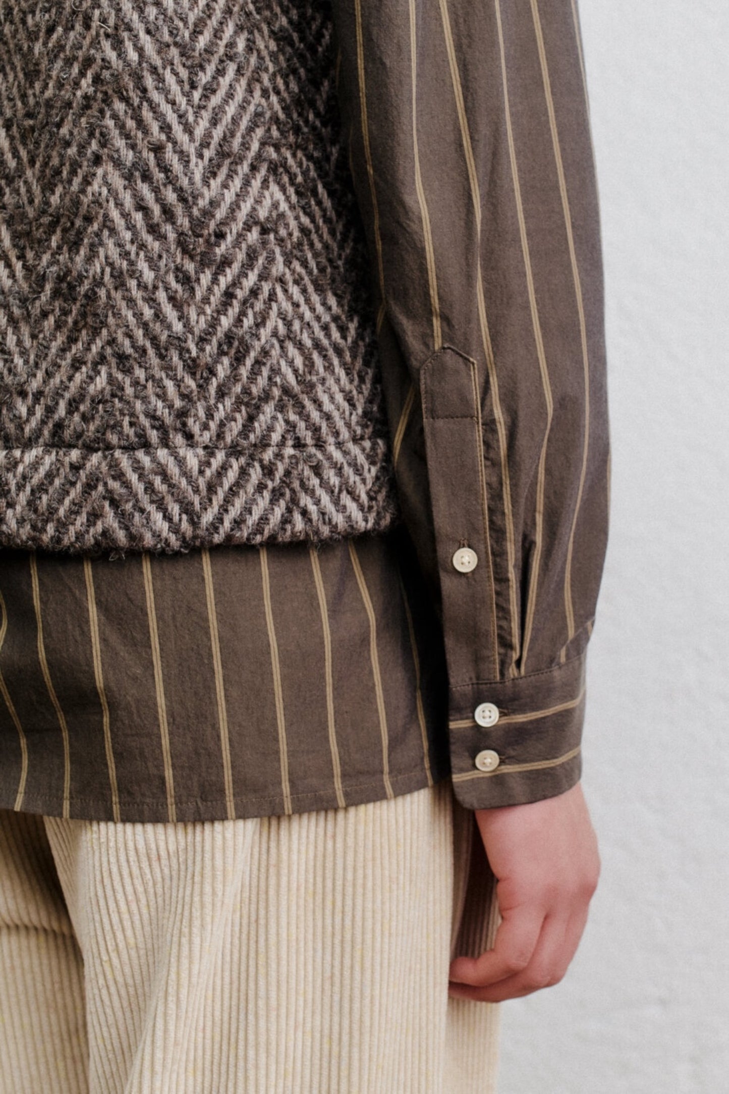 Gilet A Kind Of Guise - Ayavi Vest (Bold Brown Herringbone)