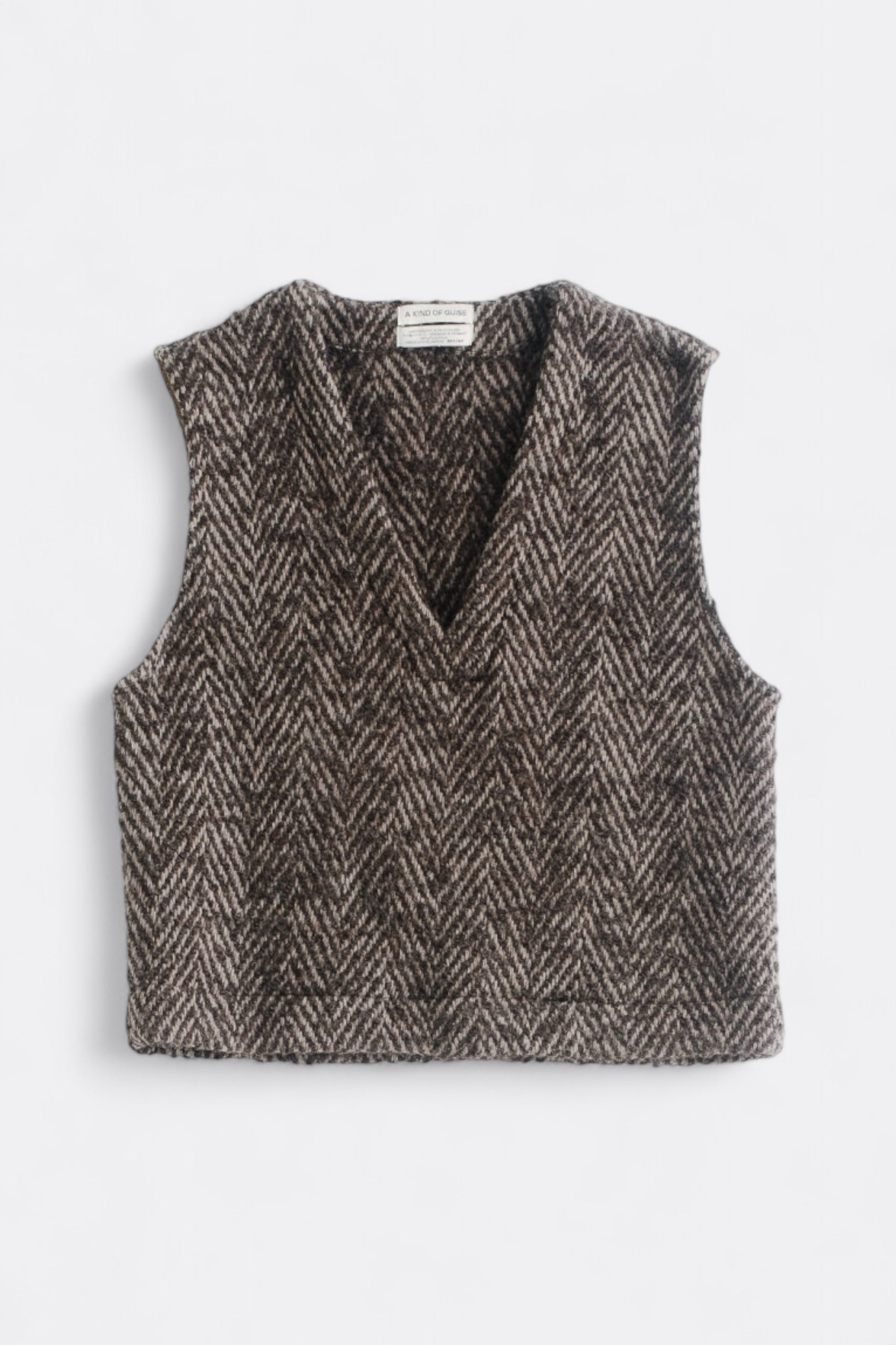 Gilet A Kind Of Guise - Ayavi Vest (Bold Brown Herringbone)