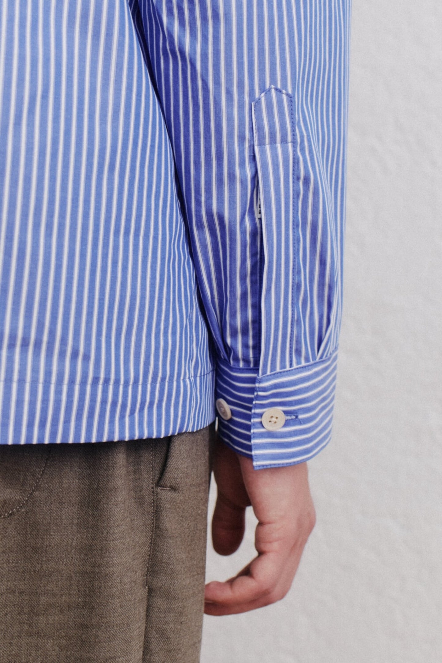 Chemise A Kind Of Guise - Chao Fishermens Shirt (Crisp Pacifique Stripe)