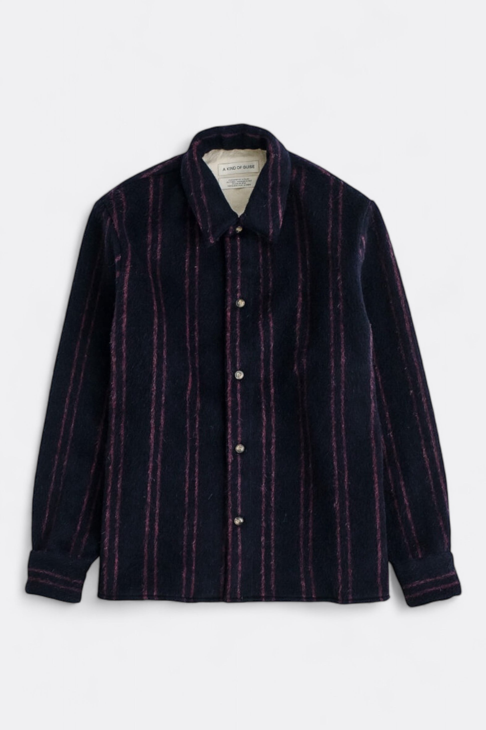 Surchemise A Kind Of Guise - Cullu Overshirt (Furry Navy Stripe)