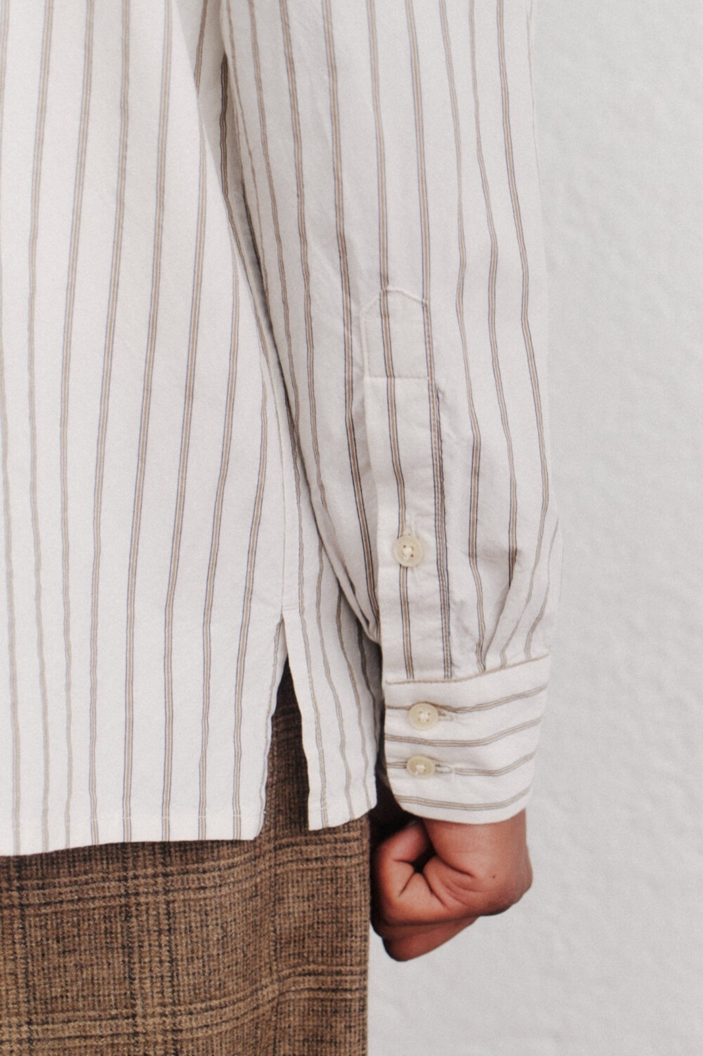 Chemise A Kind Of Guise - Gusto Shirt (Cream Stripe)