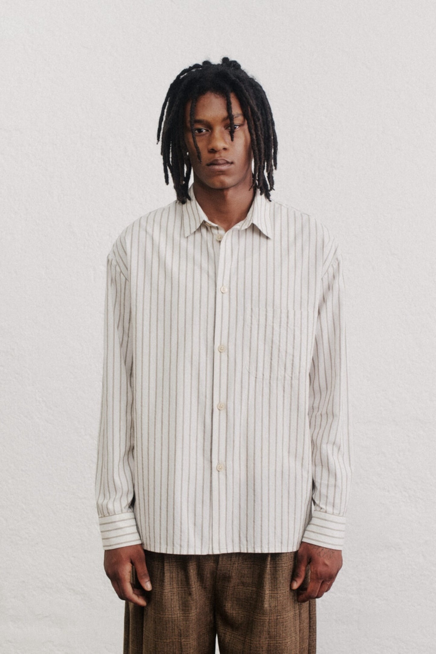 Chemise A Kind Of Guise - Gusto Shirt (Cream Stripe)