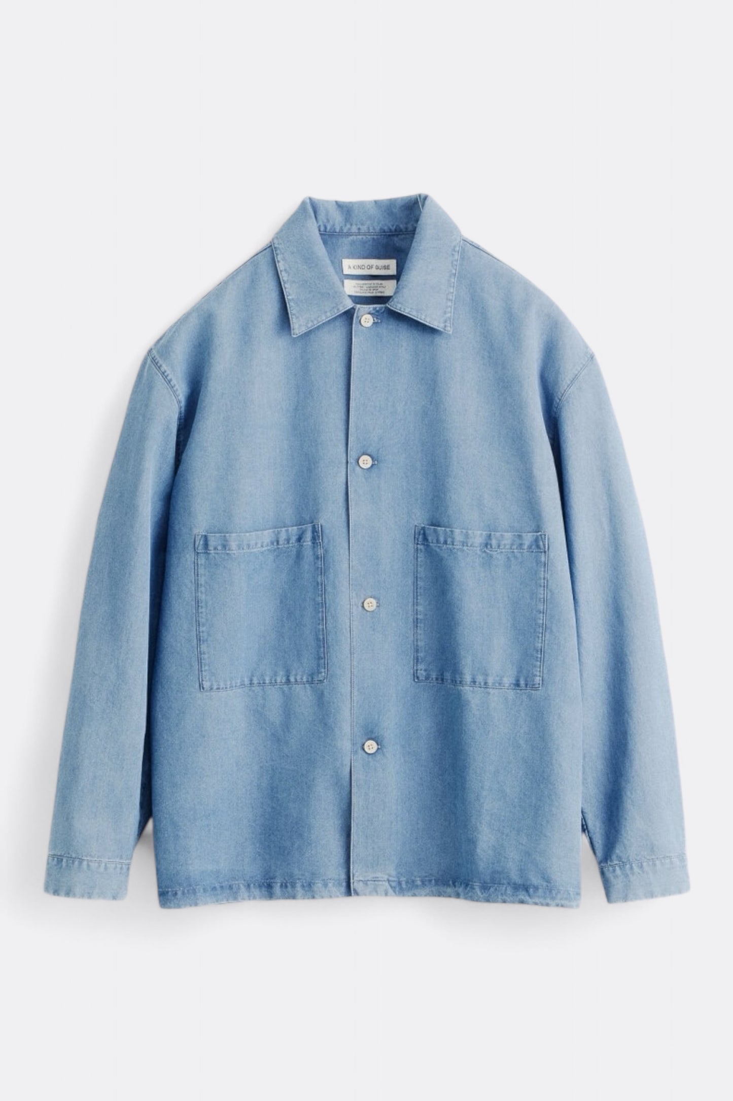 Chemise A Kind Of Guise - Sayan Shirt Jacket (Blue Denim)