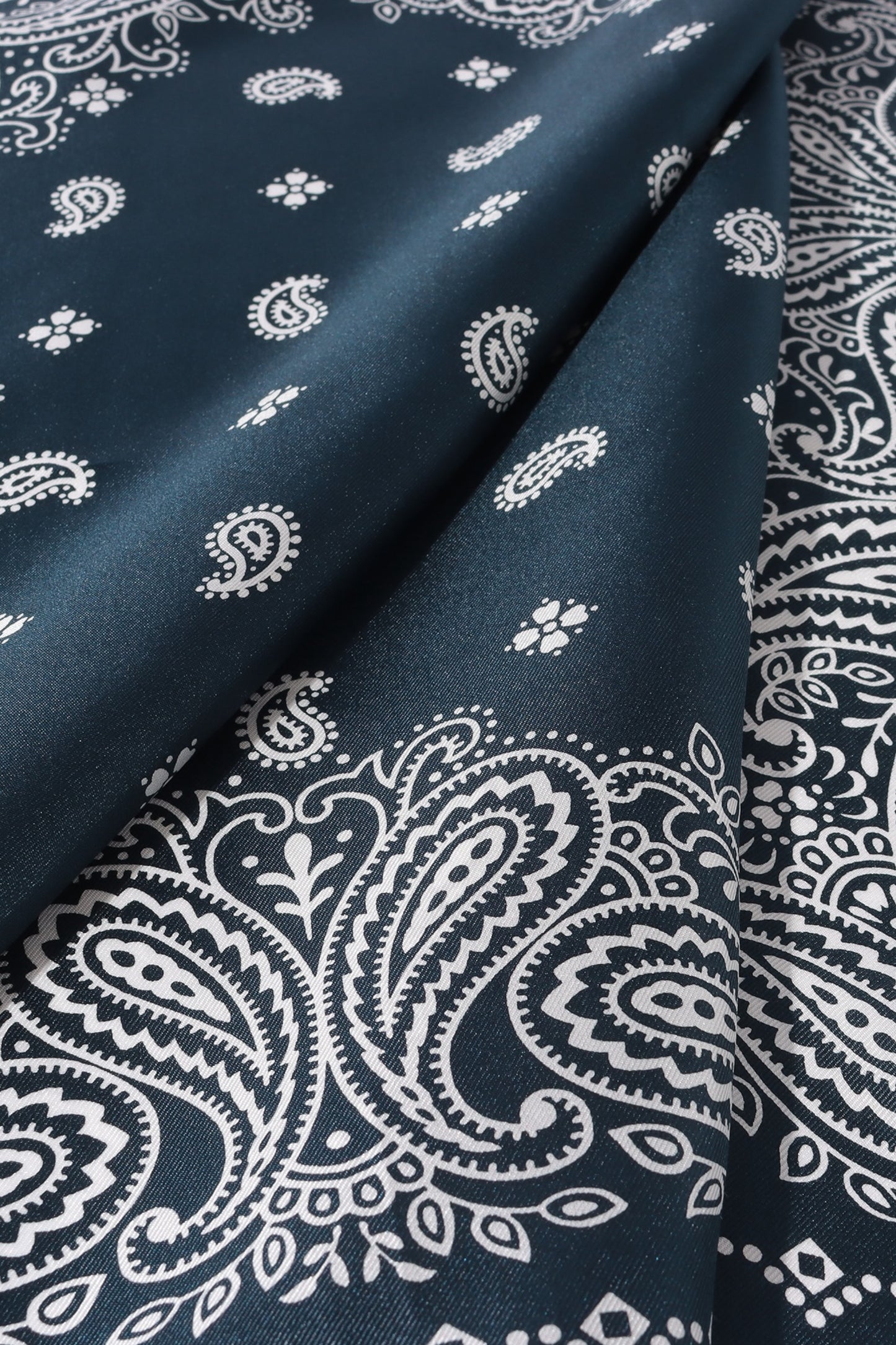 Bandana Anonymous Ism - Paisley Silk Scarf (0049 Navy)