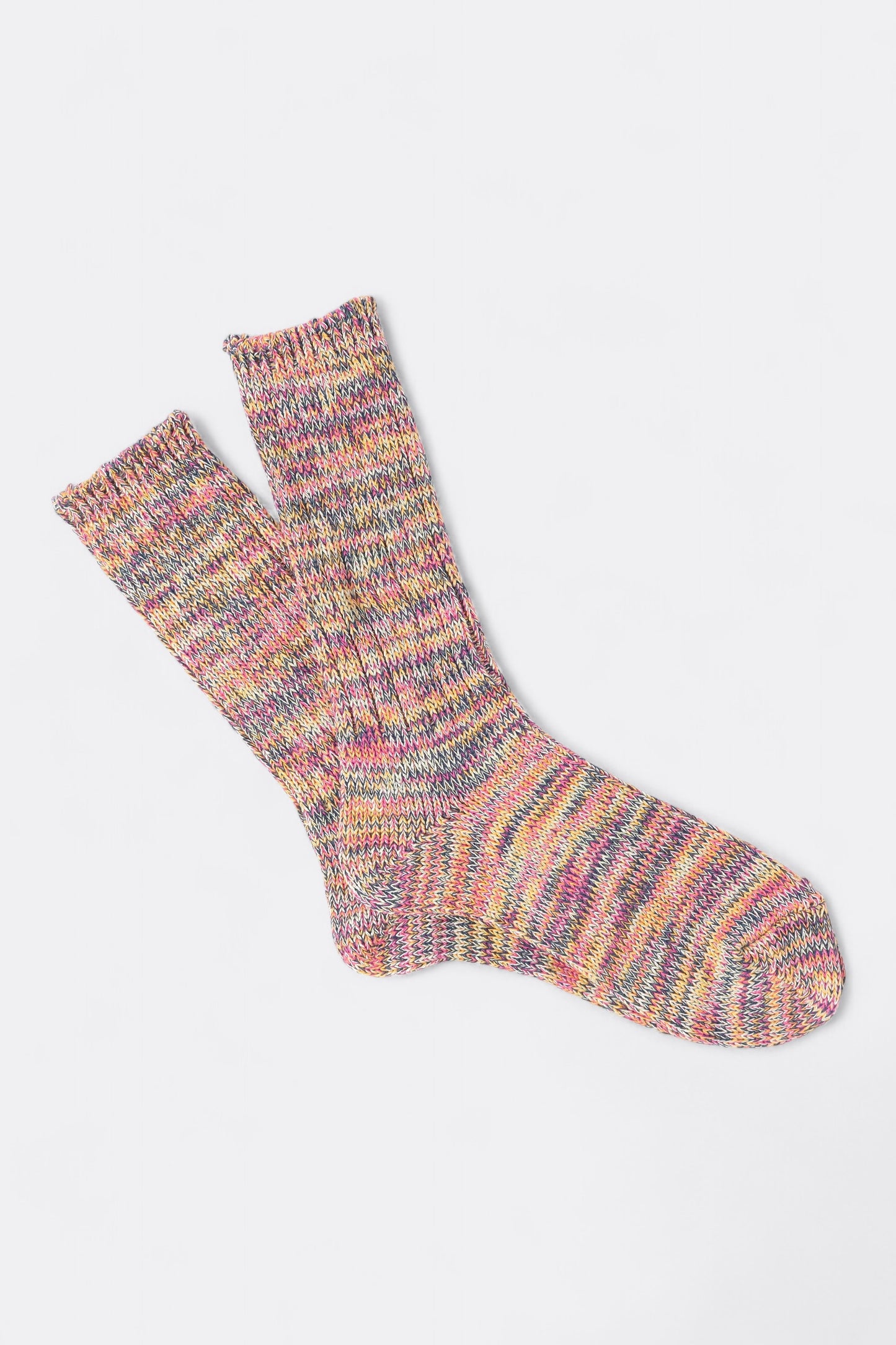 Chaussettes Anonymous Ism - 5 Color Mix Crew (0062 Pink)