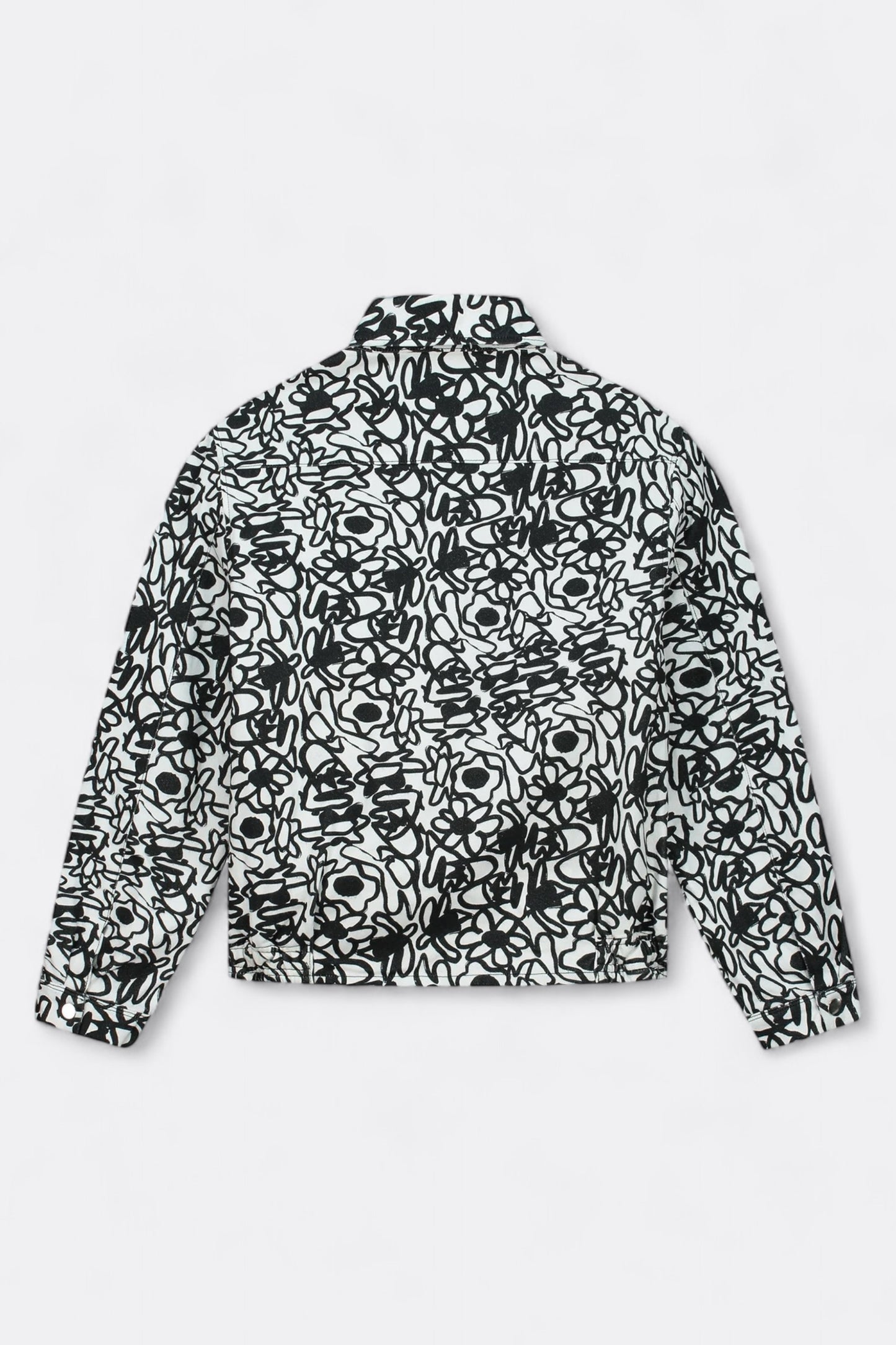 Veste Arte - Allover Flowers Jacket (Black / White)