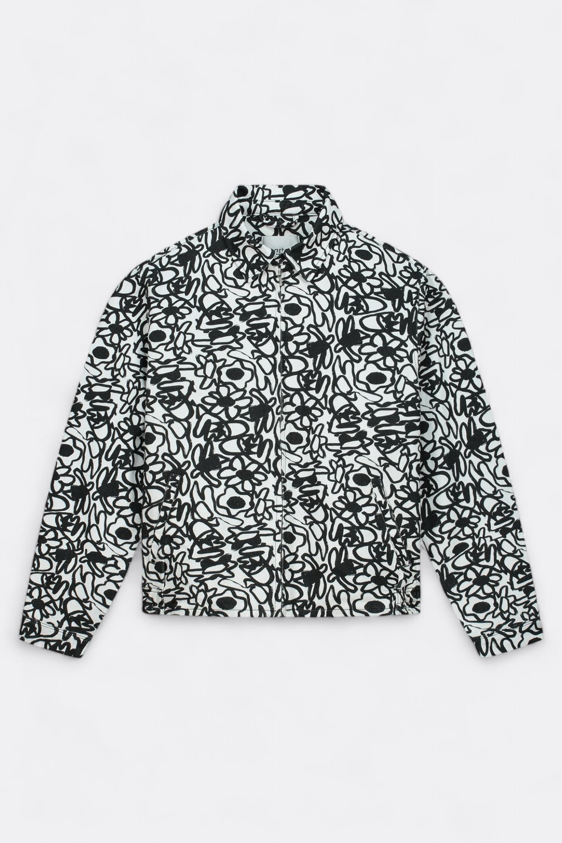 Veste Arte - Allover Flowers Jacket (Black / White)