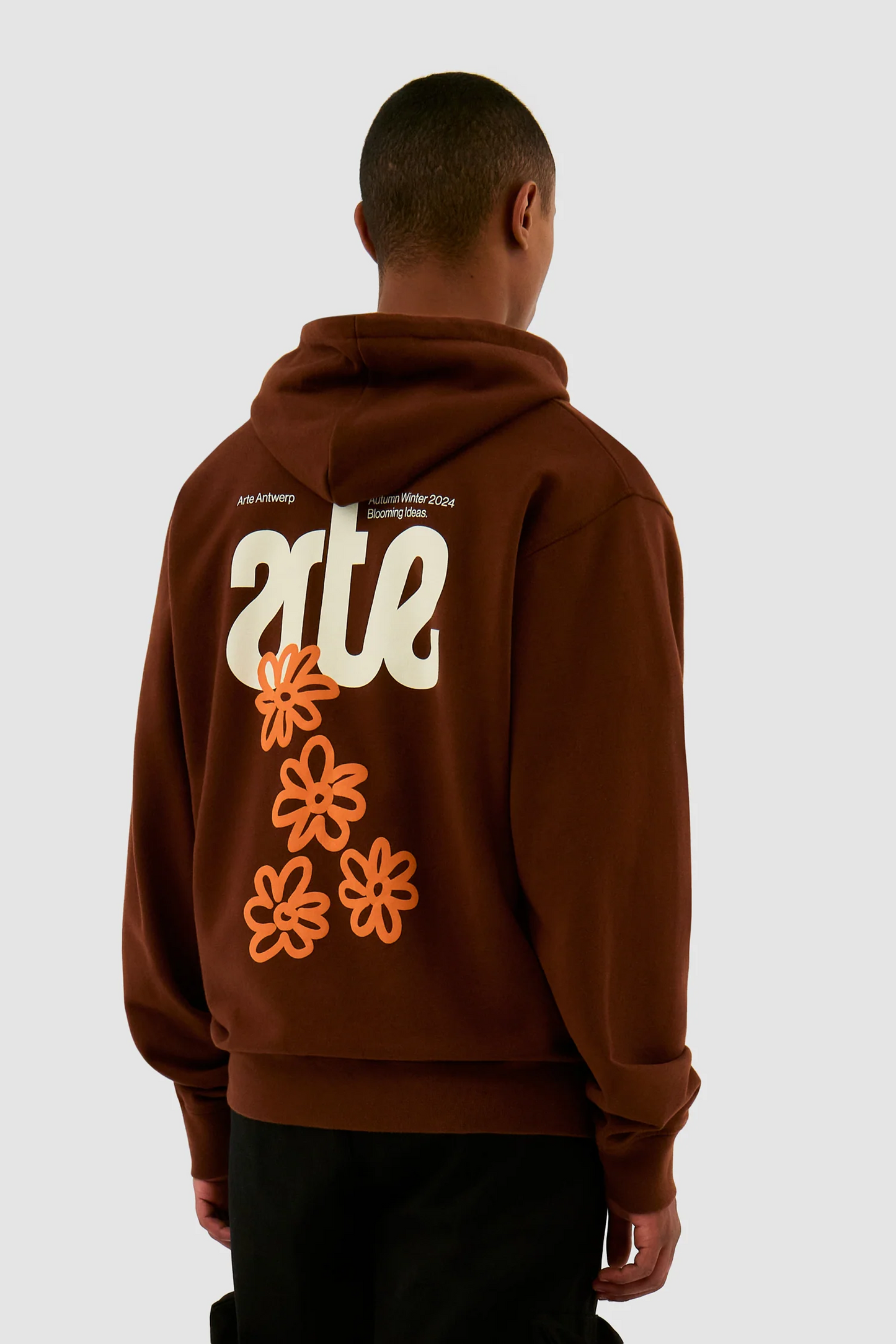 Sweat Capuche Arte - Blooming Ideas Hoodie (Brown)