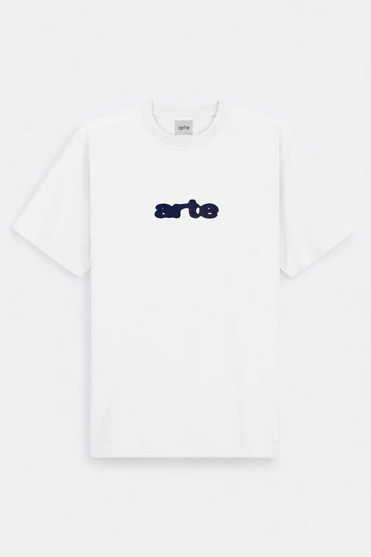 T-Shirt Arte - Blur Embroidery T-shirt (White)