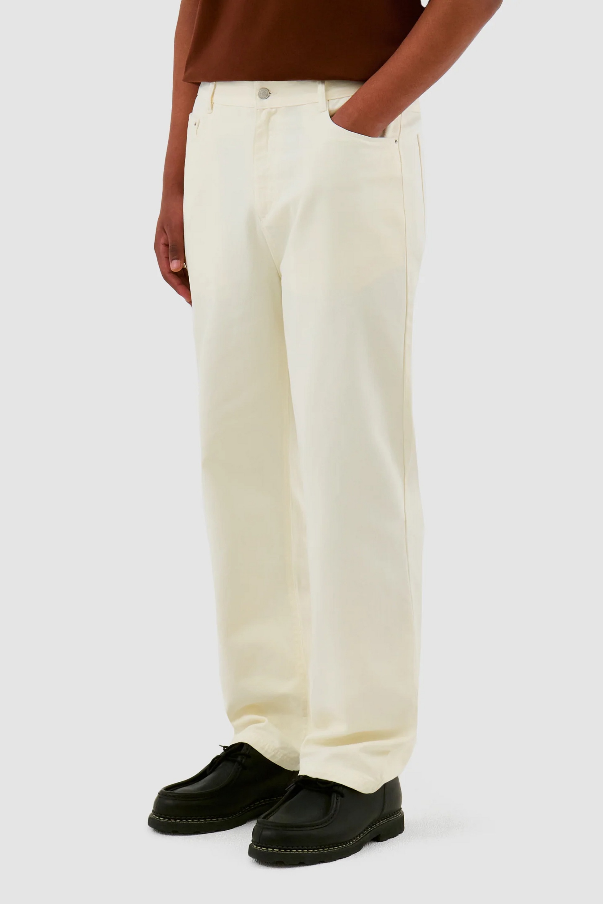 Pantalon Arte - Embroidery Pocket Pants (Cream)