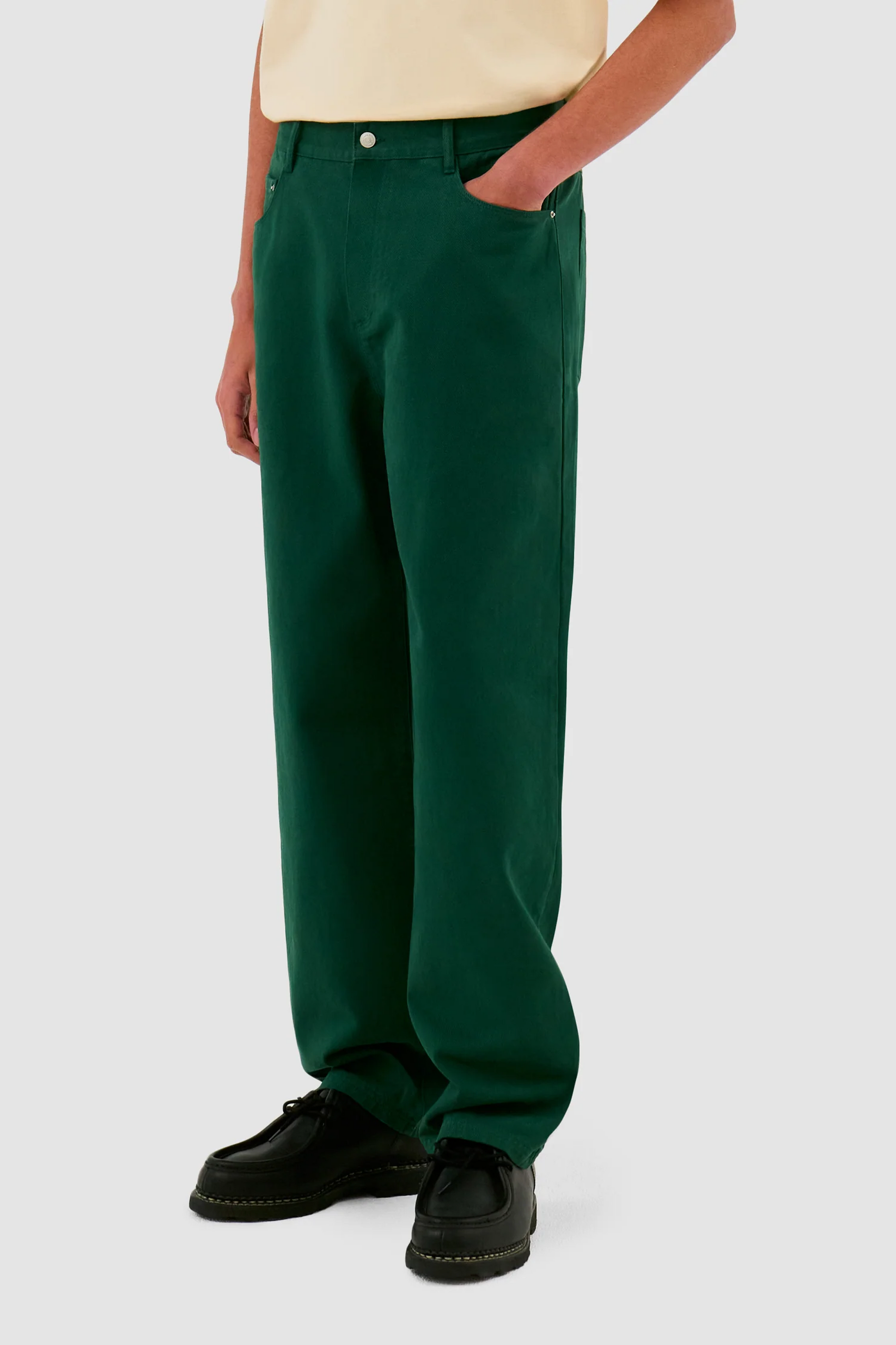 Pantalon Arte - Embroidery Pocket Pants (Green)