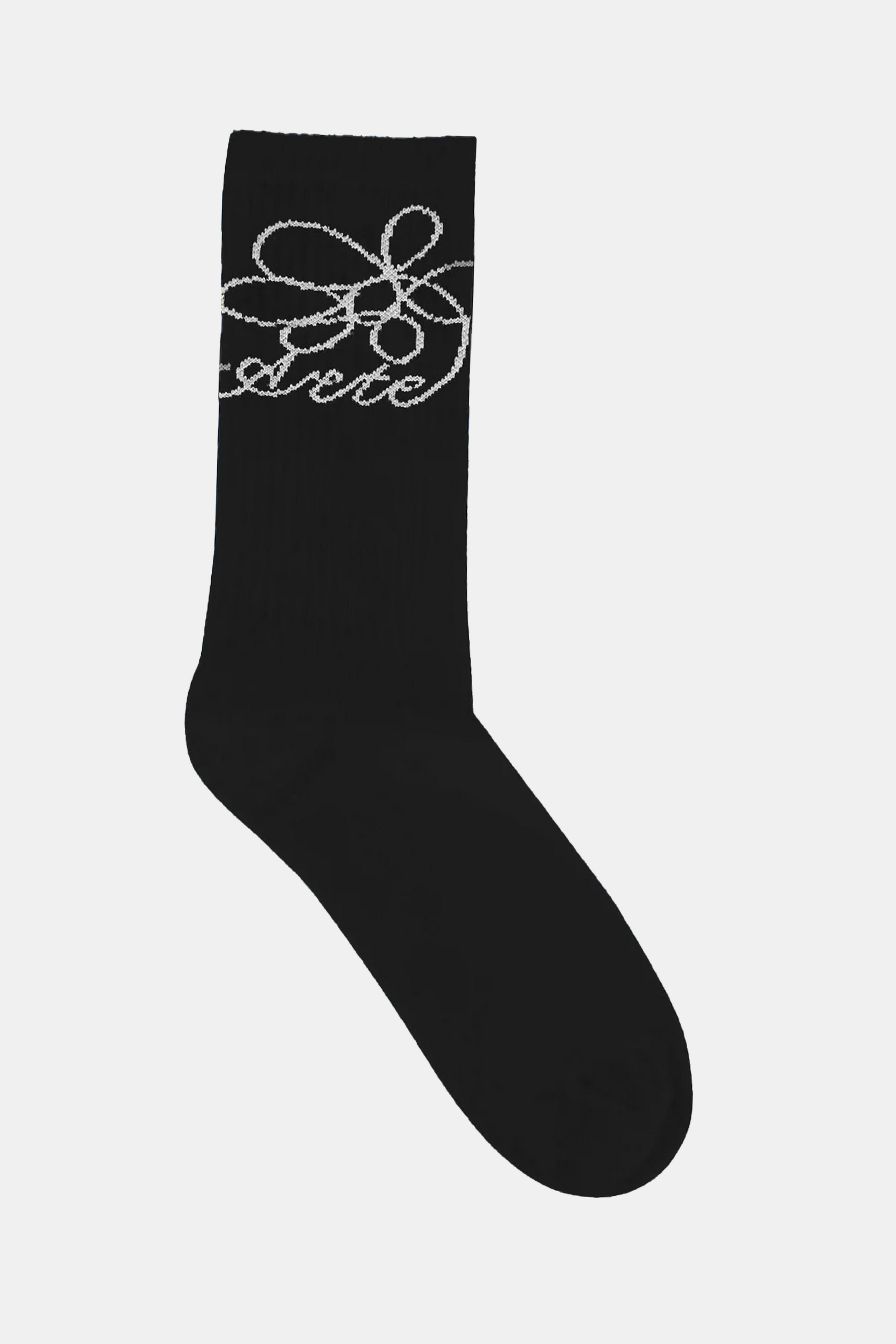 Chaussettes Arte - Flower Logo Socks (Black)