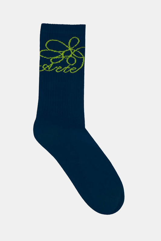 Chaussettes Arte - Flower Logo Socks (Navy)
