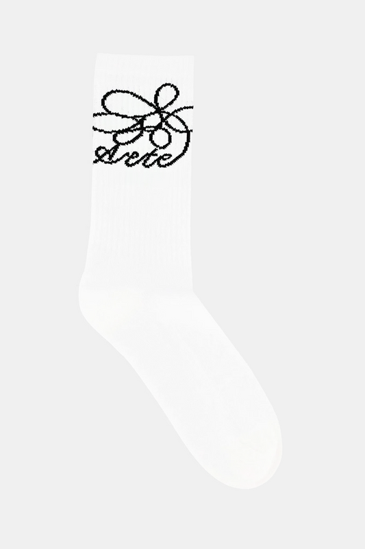Chaussettes Arte - Flower Logo Socks (White)