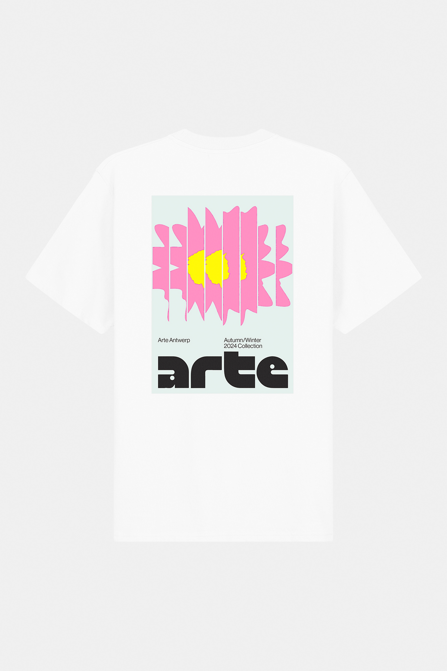 T-Shirt Arte - Flower Poster T-shirt (White)