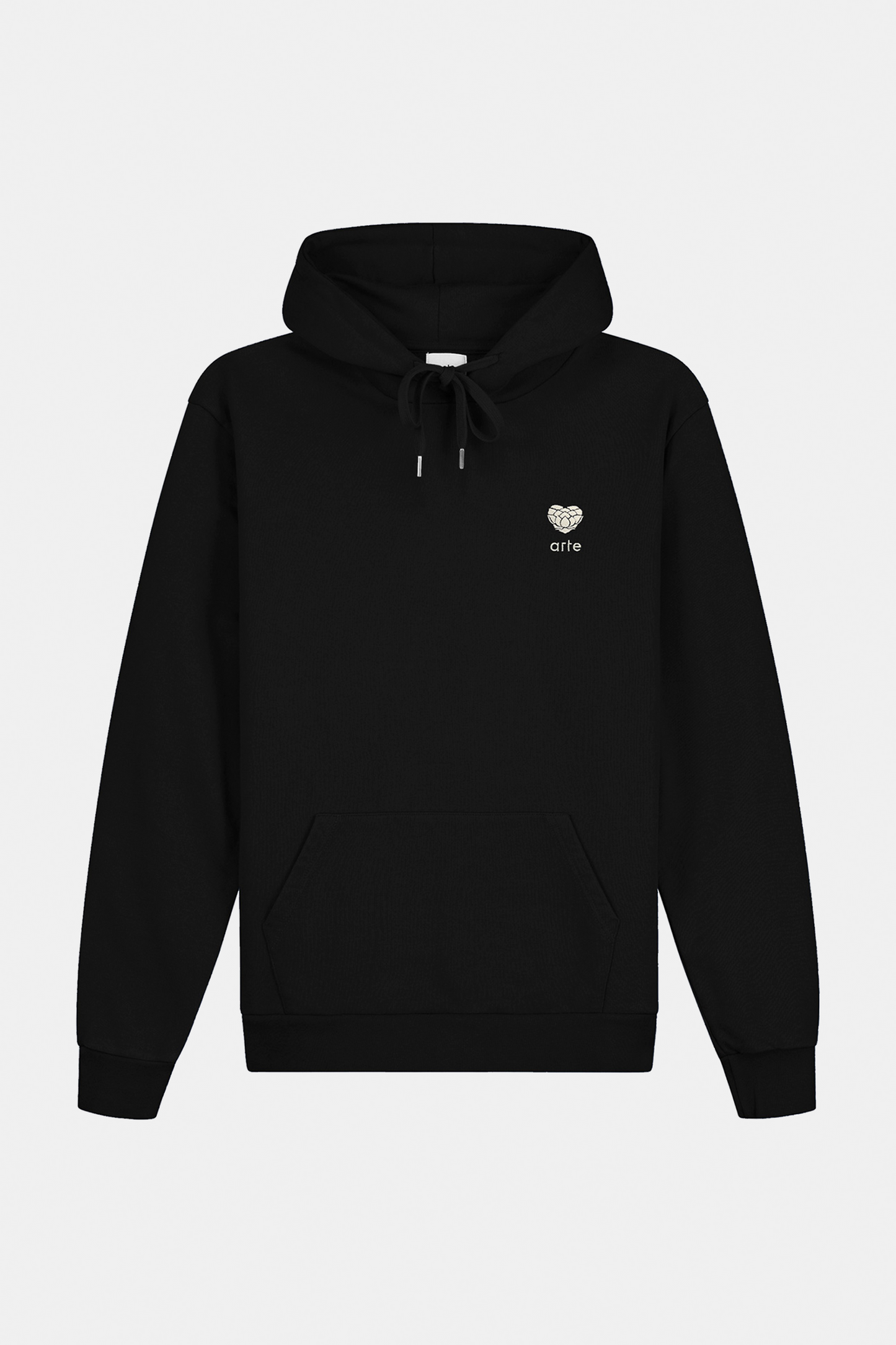 Sweat Capuche Arte - Heart Flower Hoodie (Black)