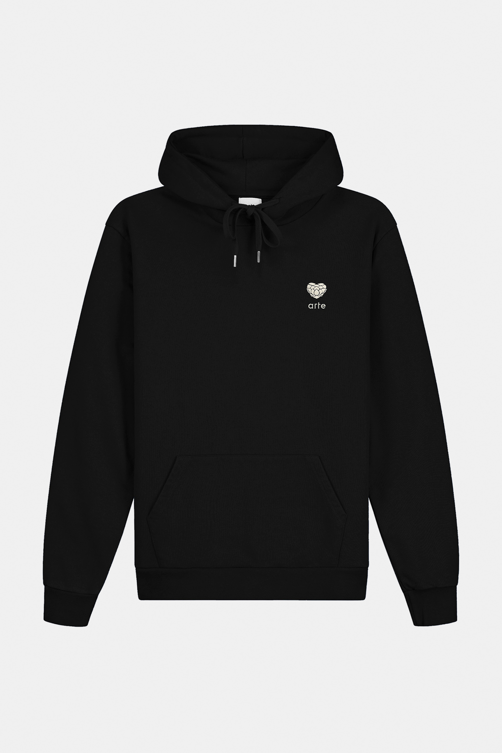 Sweat Capuche Arte - Heart Flower Hoodie (Black)