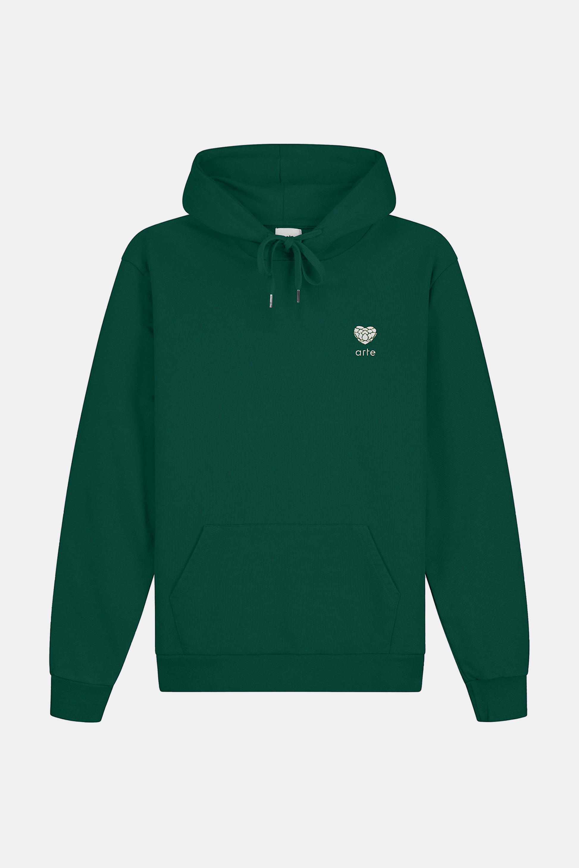 Sweat Capuche Arte - Heart Flower Hoodie (Green)