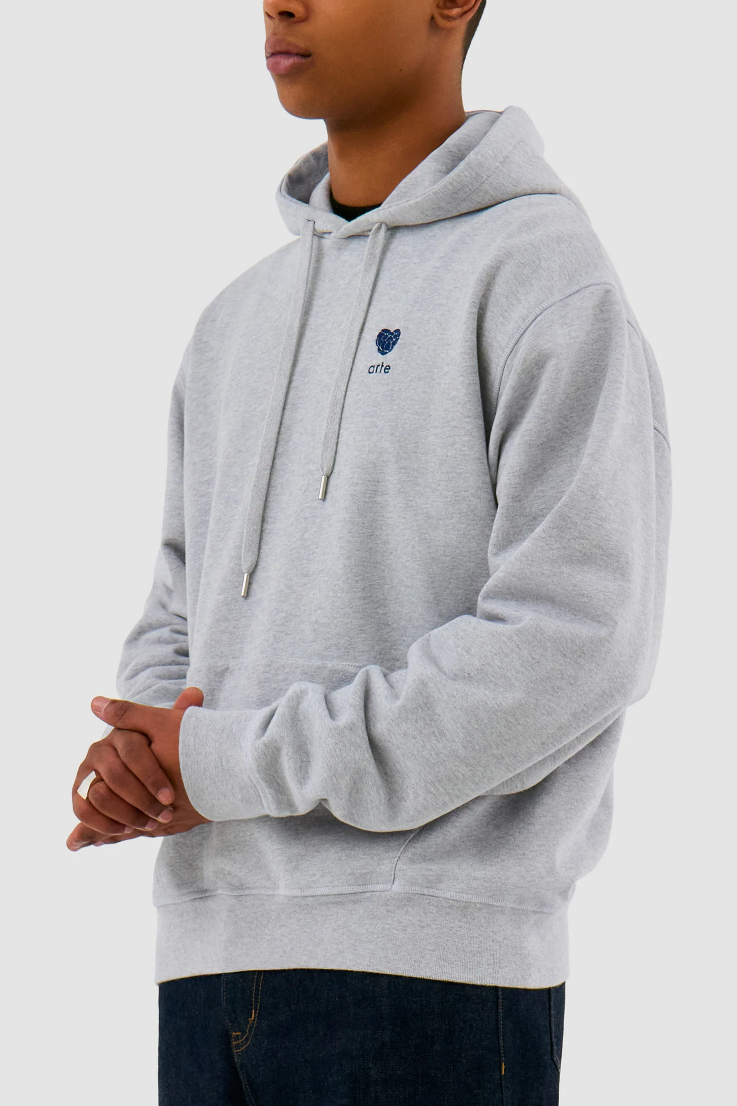 Sweat Capuche - Heart Flower Hoodie (Grey)