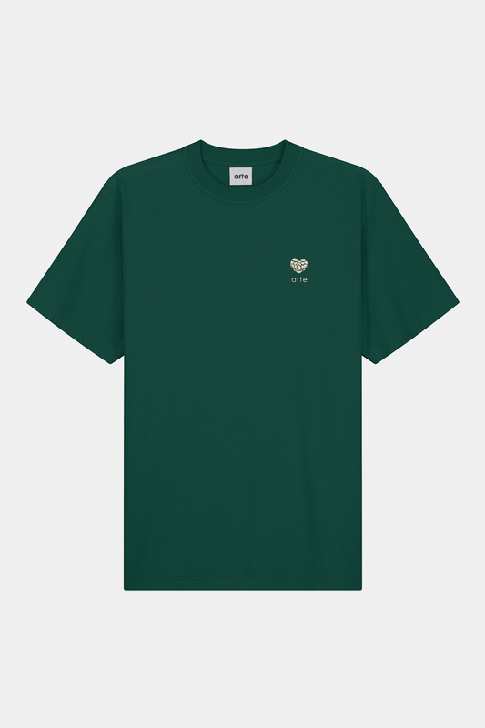 T-Shirt Arte - Heart Logo T-shirt (Green)