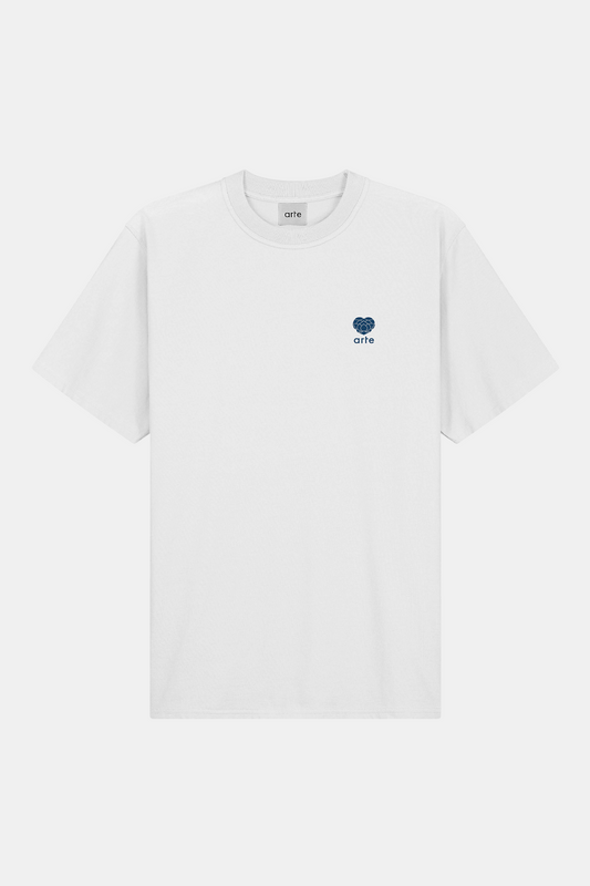 T-Shirt Arte - Heart Logo T-shirt (White)