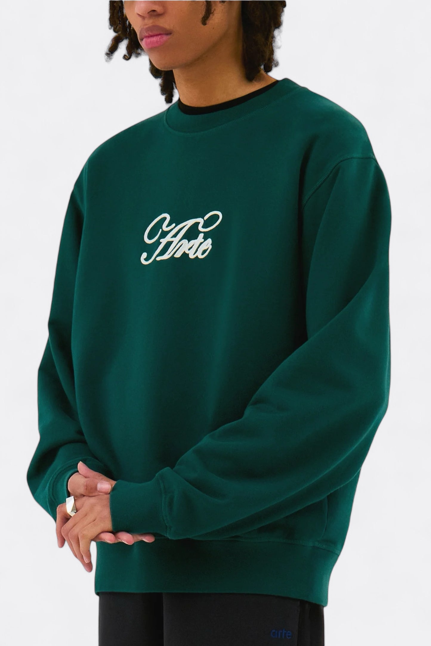 Sweat-Shirt Arte - Logo Crewneck (Green)