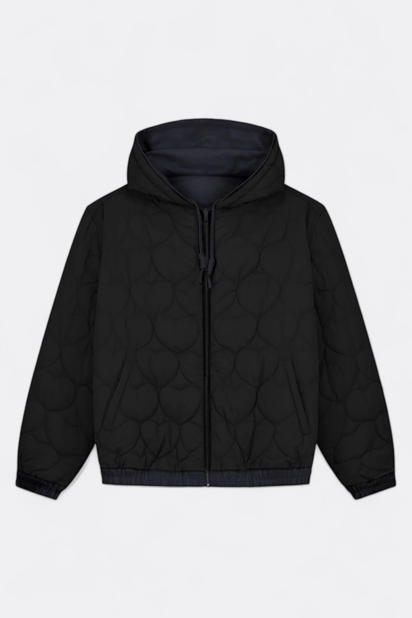 Reversible Hooded Jacket (Navy)