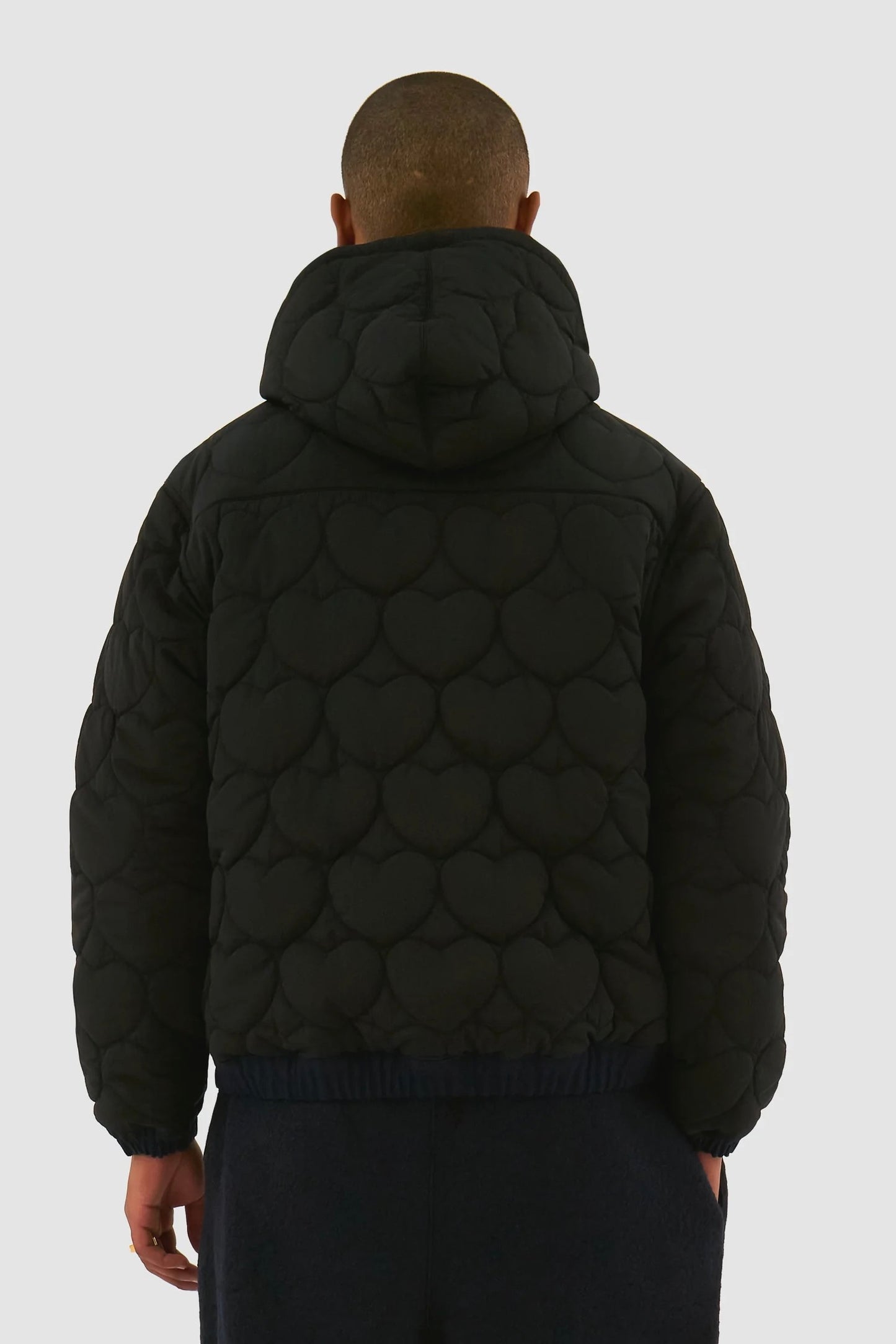 Reversible Hooded Jacket (Navy)