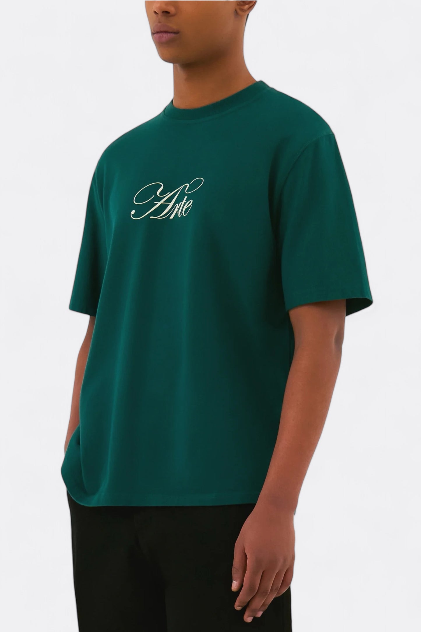 T-Shirt Arte - Script Logo T-shirt (Green)