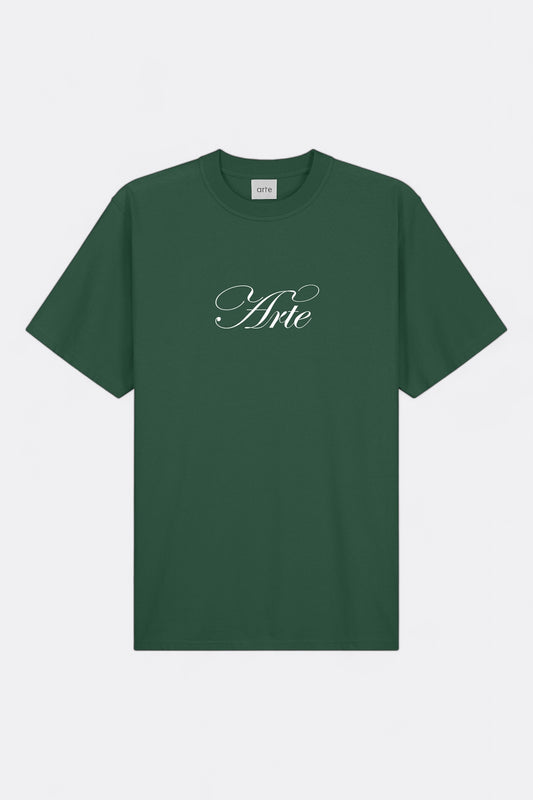 T-Shirt Arte - Script Logo T-shirt (Green)