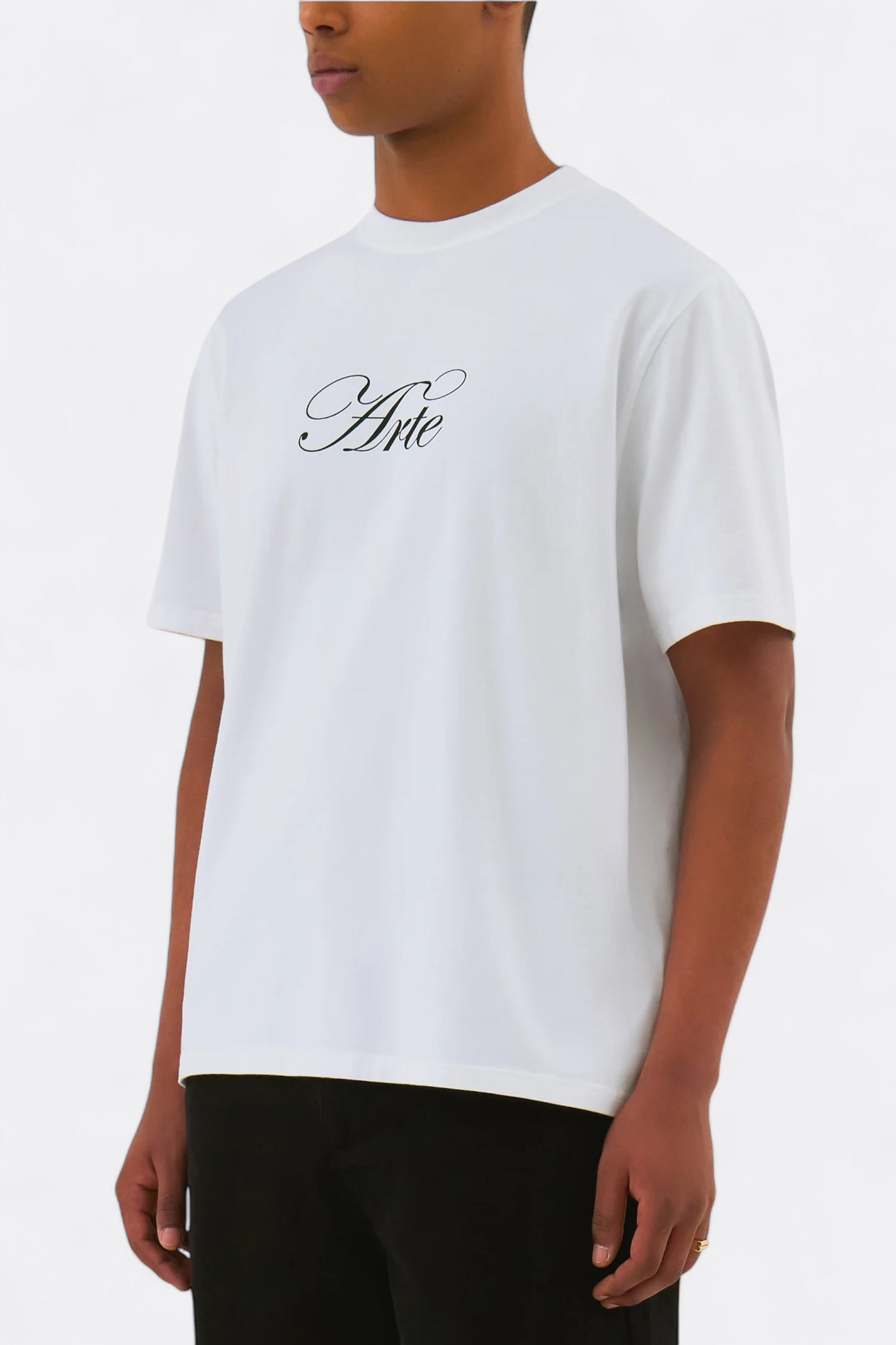 T-Shirt Arte - Script Logo T-shirt (White)