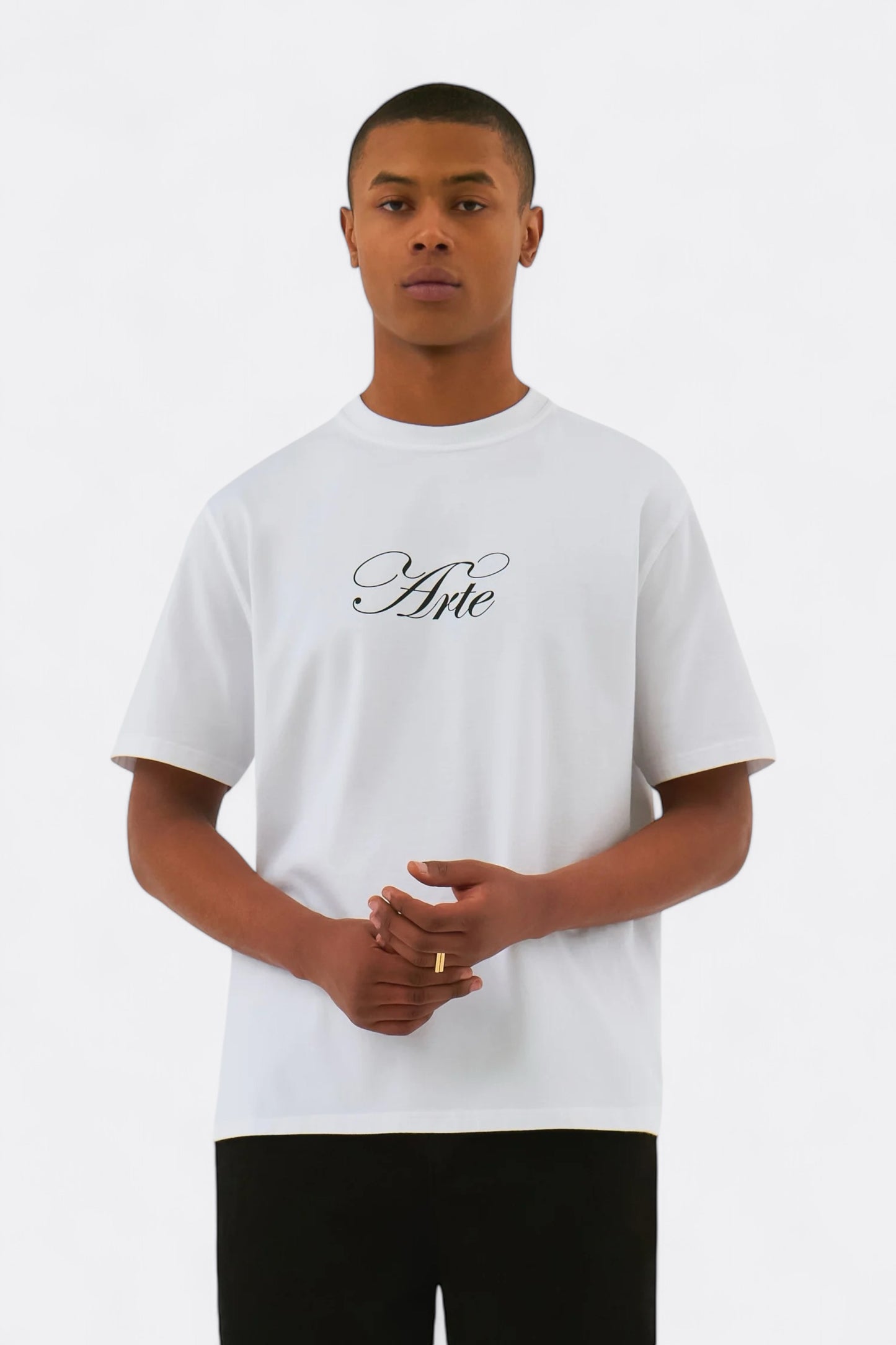 T-Shirt Arte - Script Logo T-shirt (White)