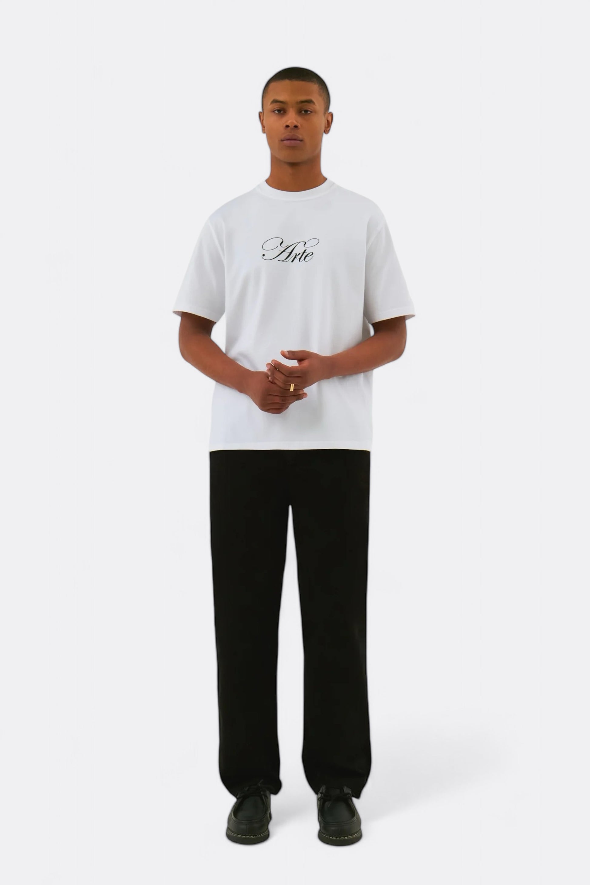 T-Shirt Arte - Script Logo T-shirt (White)