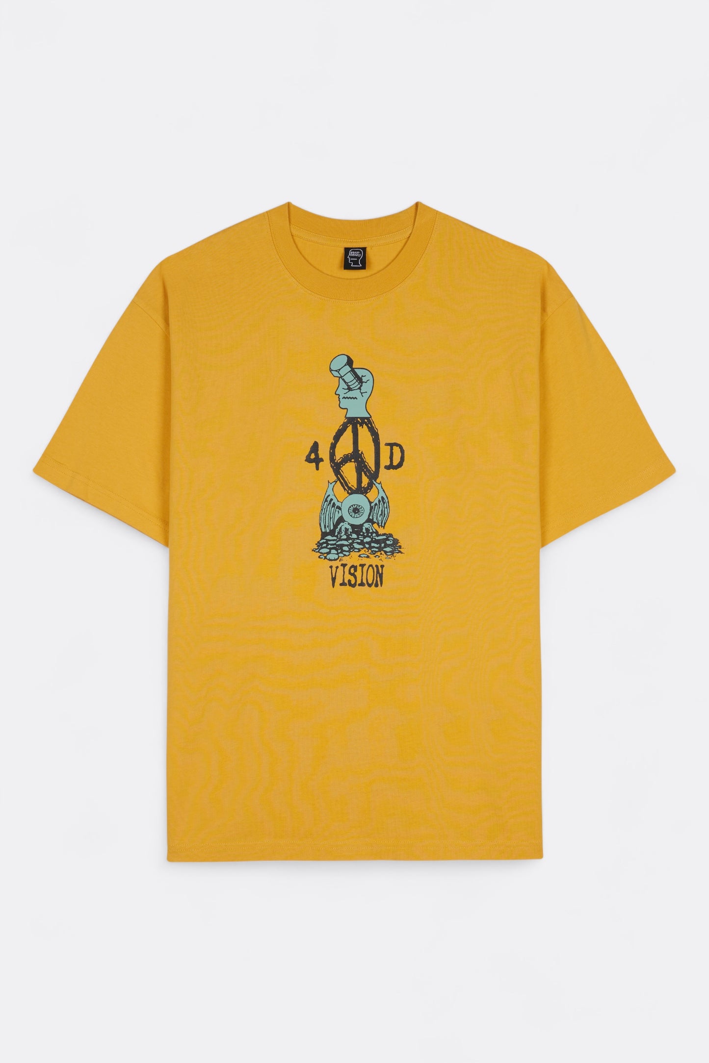 T-Shirt Brain Dead - 4D Vision Totem T-Shirt (Sand)