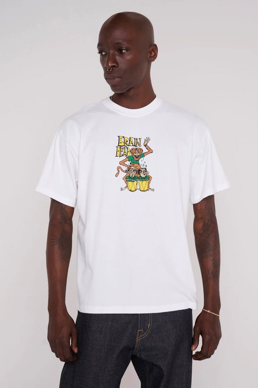 T-Shirt BRAIN DEAD - Bongo Brain T-Shirt (White)