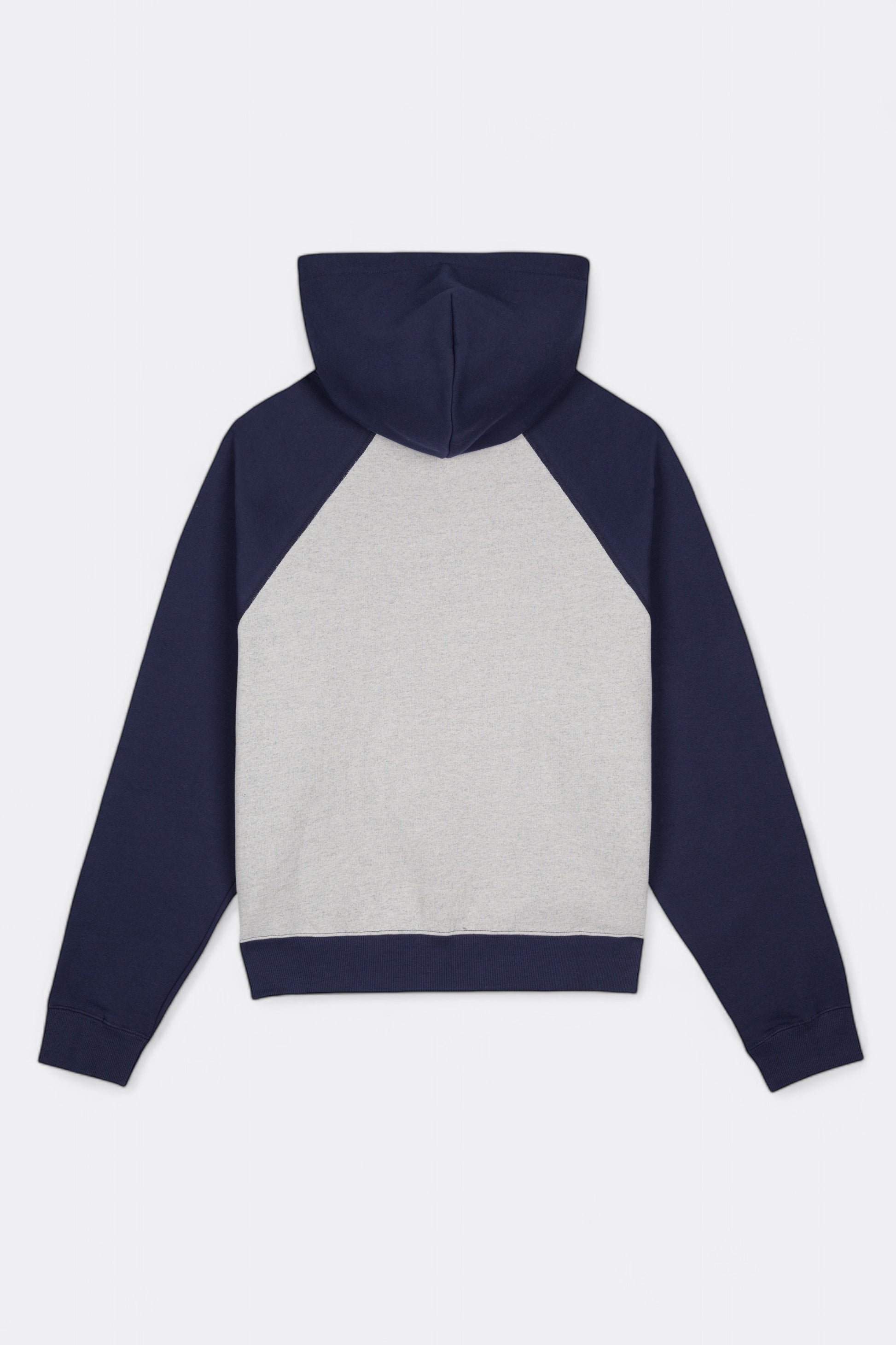 Sweatshirt à Capuche Brain Dead - Fleece Logo Head Raglan Hoodie (Oatmeal / Navy)