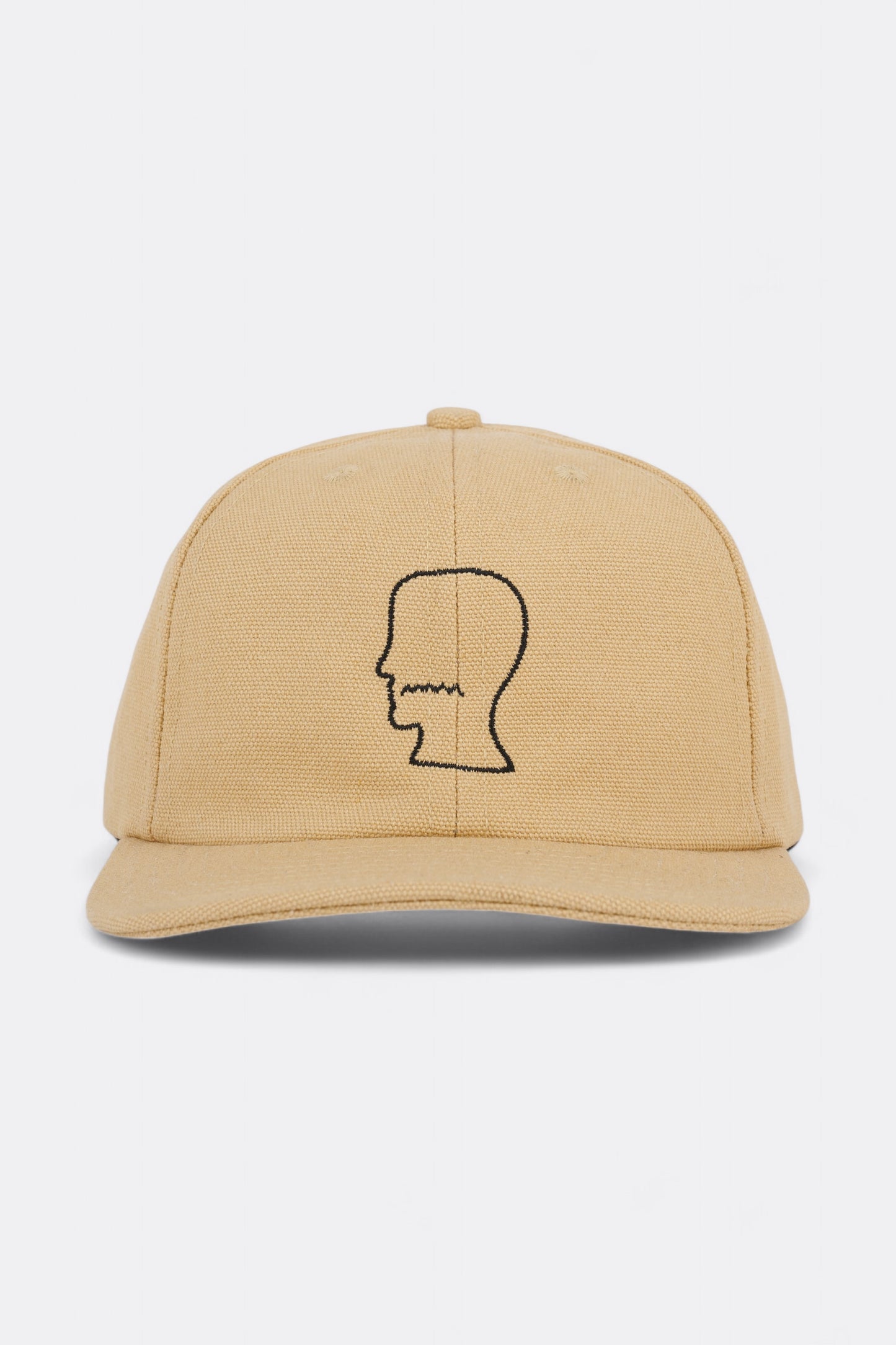 Casquette Brain Dead - Washed Twill Logohead Hat (Ochre)