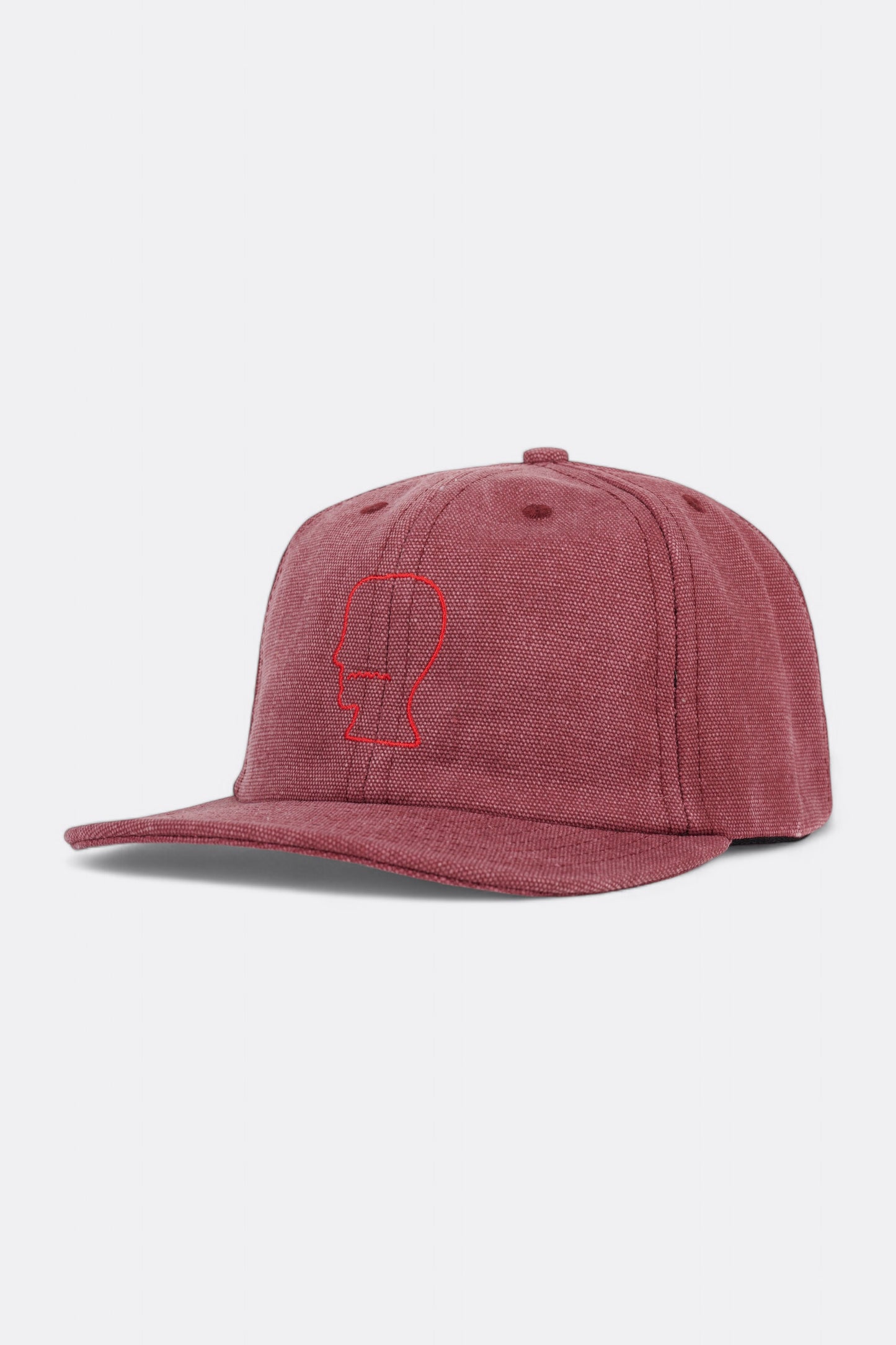 Casquette  Brain Dead - Washed Twill Logohead Hat (Raspberry)