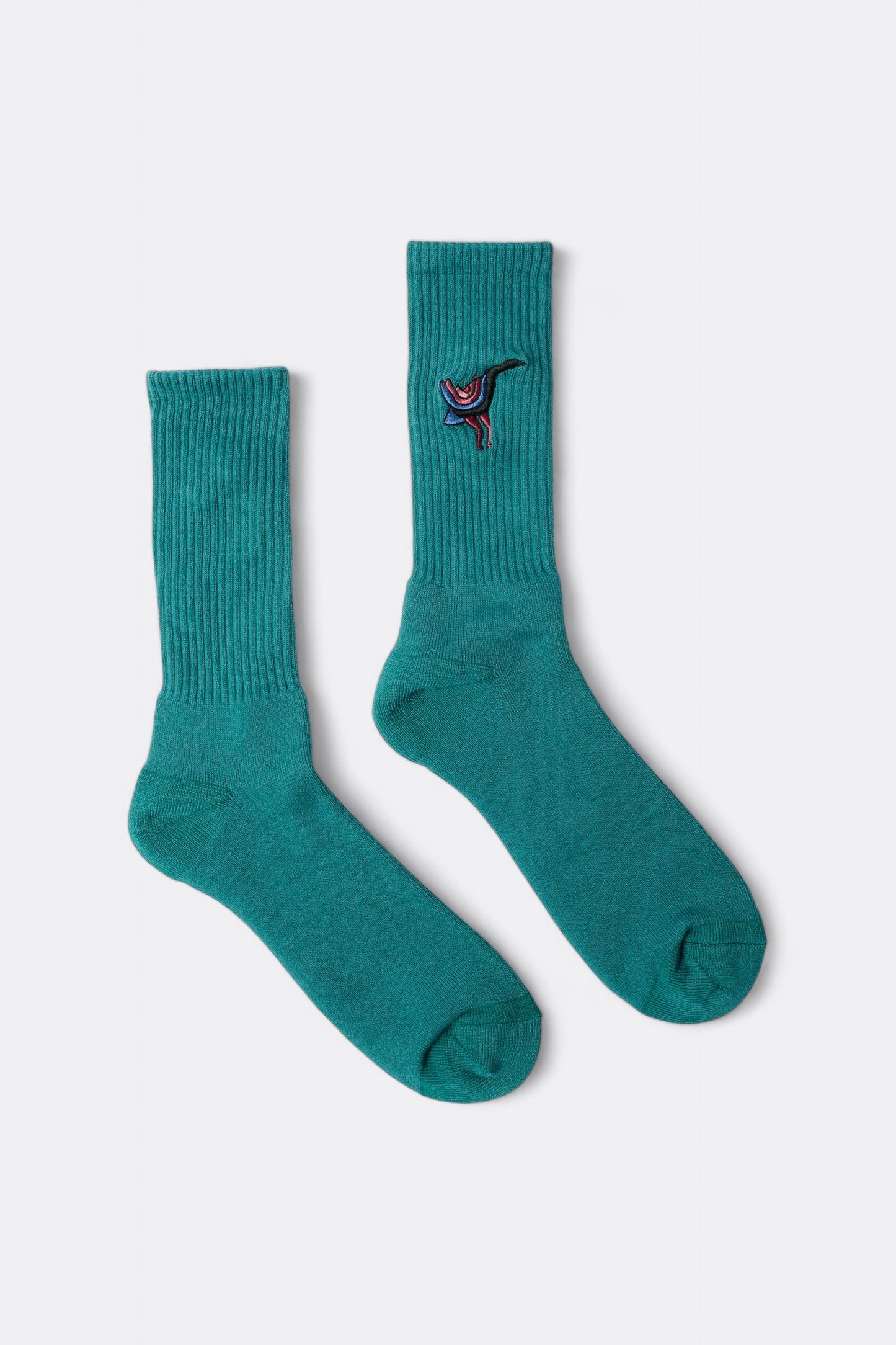 Chaussettes BY PARRA - Angry Duck Crew Socks (Pine Green)