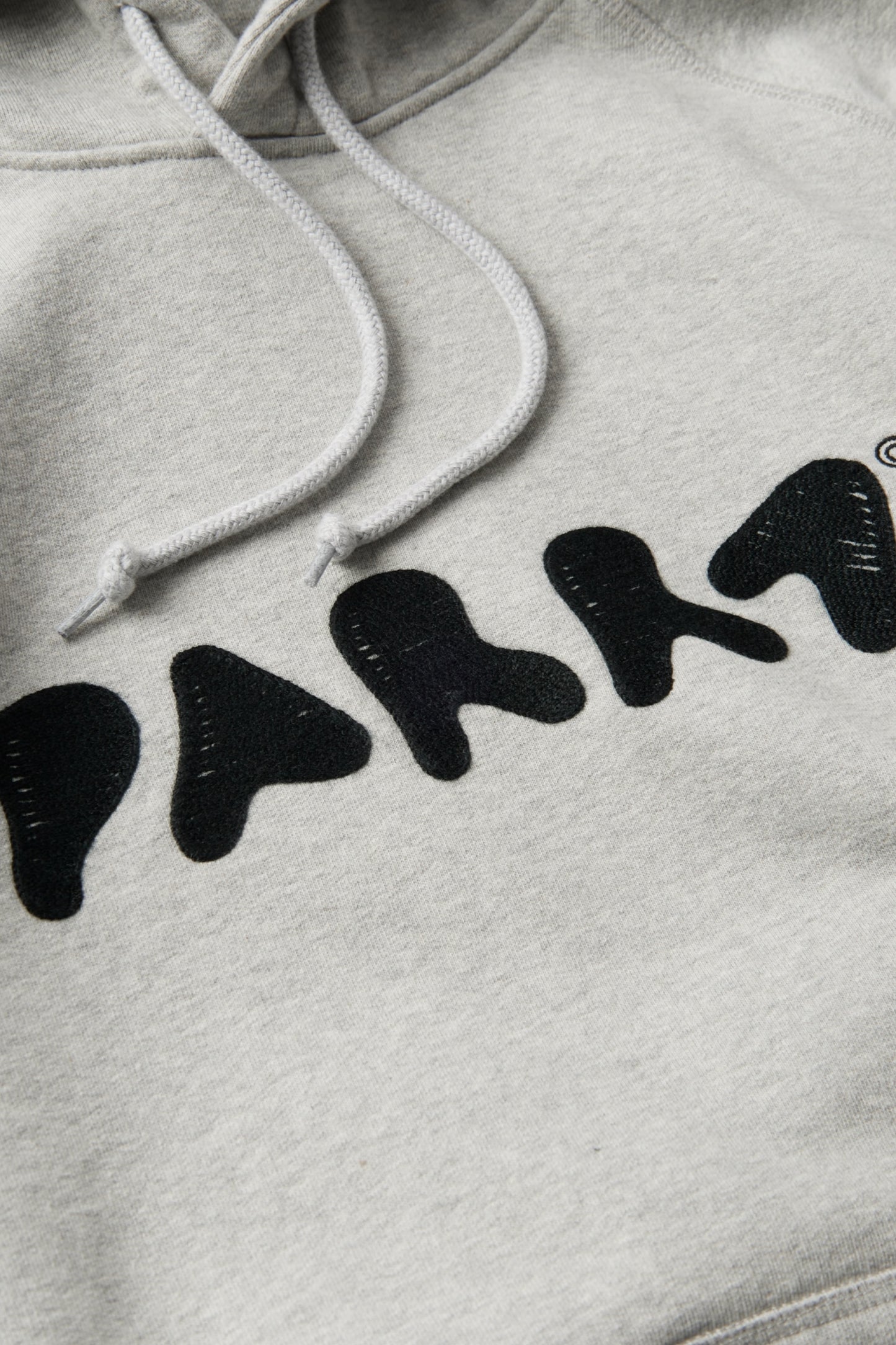 Sweatshirt Capuche By Parra - Blob Logo Hooded Sweatshirt (Heather Grey)