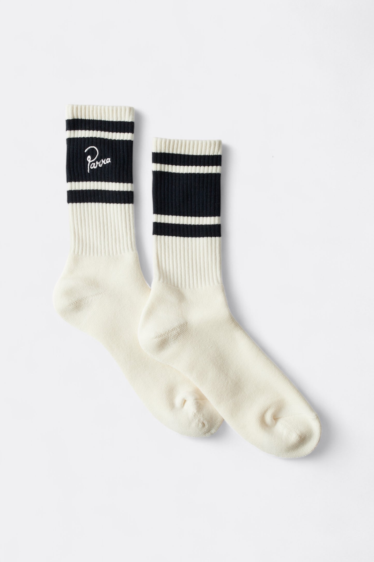 Chaussettes By Parra - Crew Socks (White)