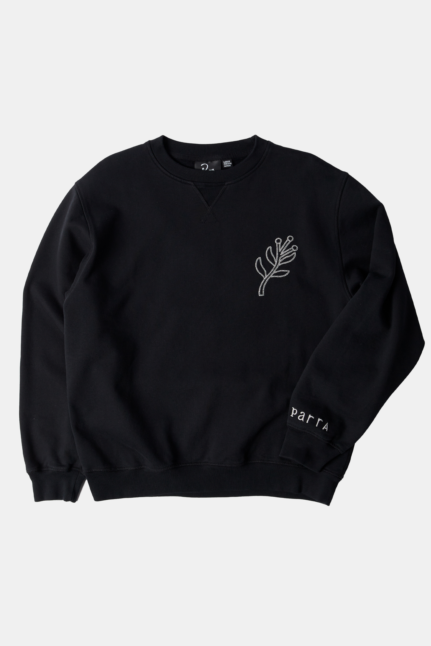 Duck Sweatshirt By Parra - Attack Crew Neck Sweatshirt (Black)