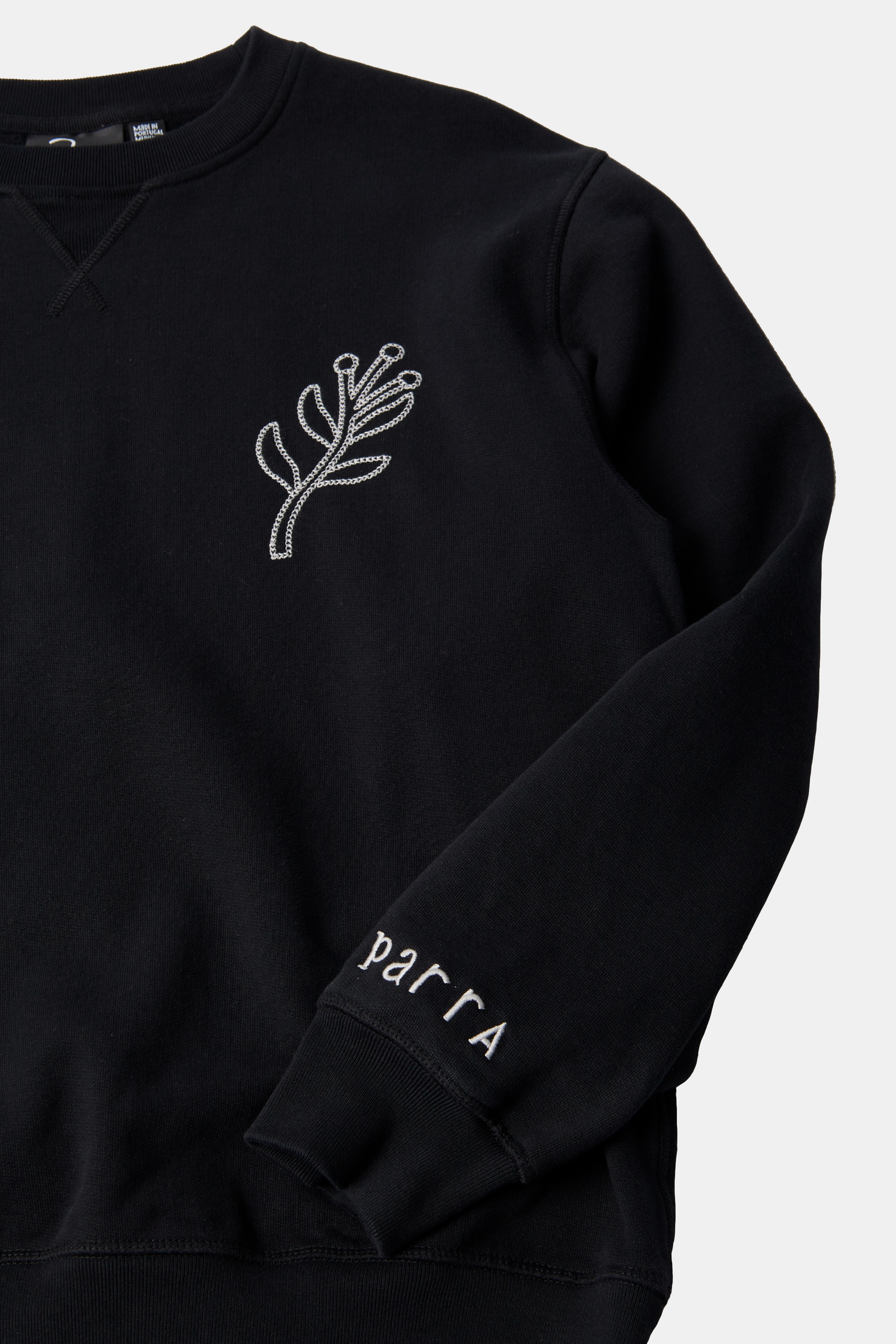 Duck Sweatshirt By Parra - Attack Crew Neck Sweatshirt (Black)