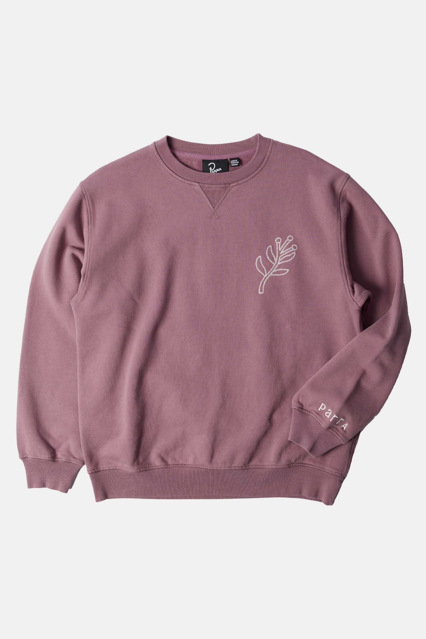 Sweatshirt By Parra - Duck Attack Crew Neck Sweatshirt (Dusty Rose)