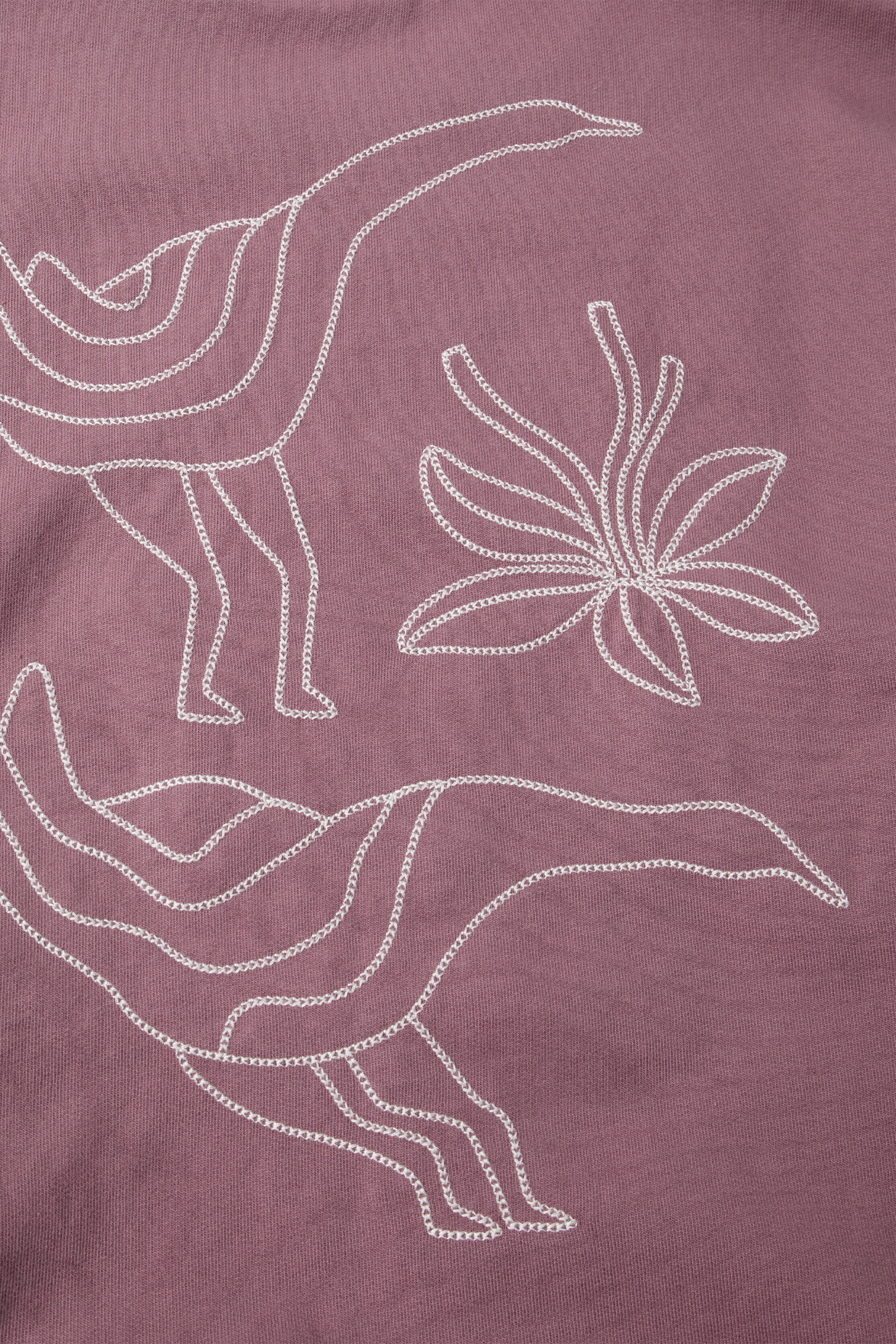 Sweatshirt By Parra - Duck Attack Crew Neck Sweatshirt (Dusty Rose)