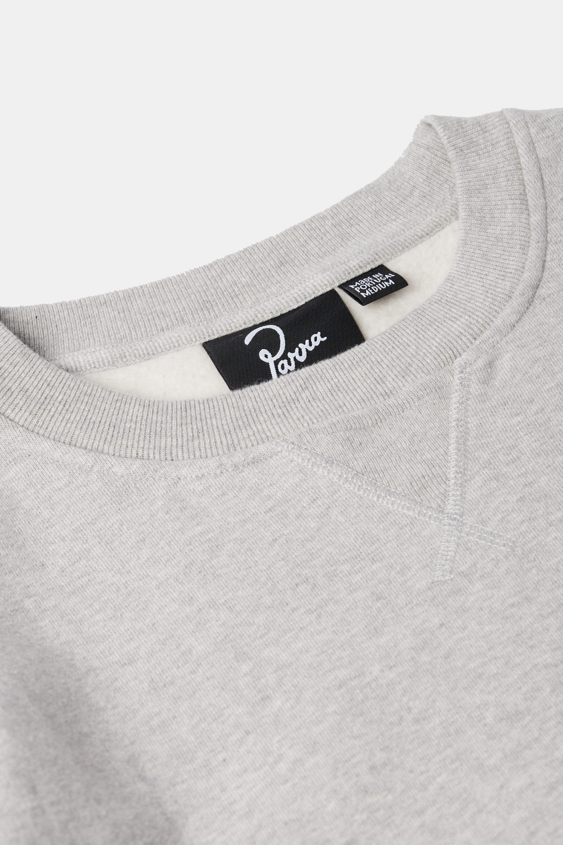 Sweatshirt By Parra - Duck Attack Crew Neck Sweatshirt (Heather Grey)