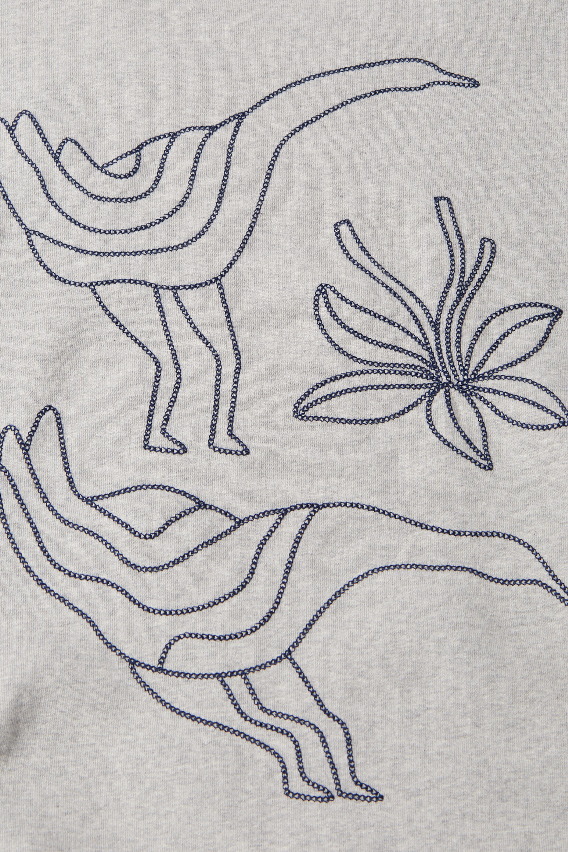 Sweatshirt By Parra - Duck Attack Crew Neck Sweatshirt (Heather Grey)