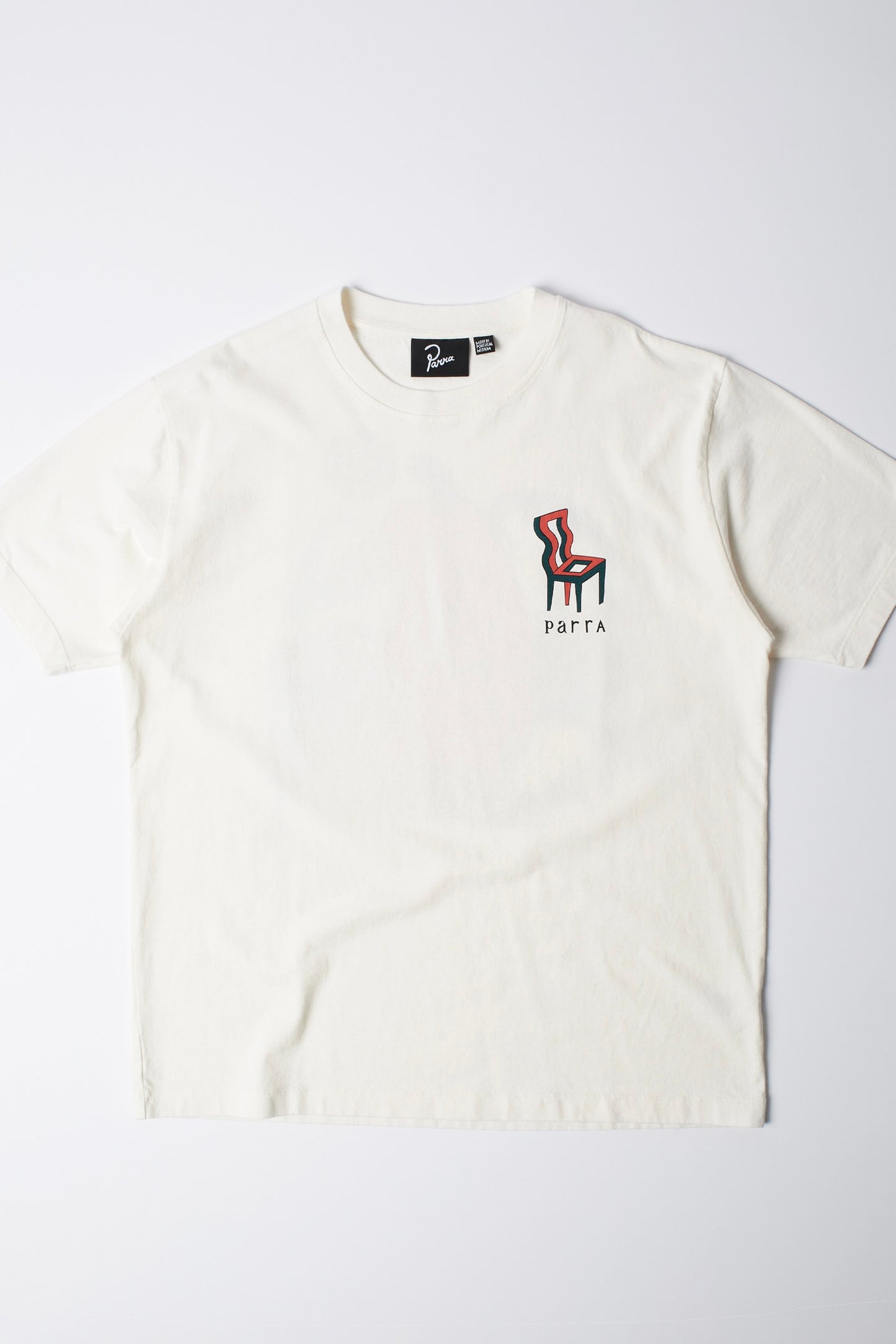 T-Shirt BY PARRA - Face Ball T-Shirt (Off White)