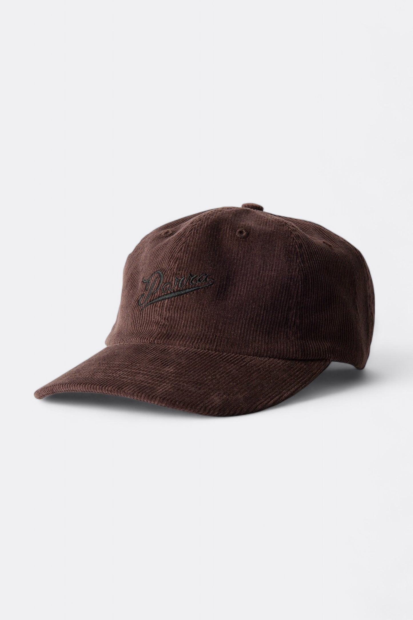 Casquette By Parra - Fancy Logo 6 Panel Hat (Dark Mahogany)